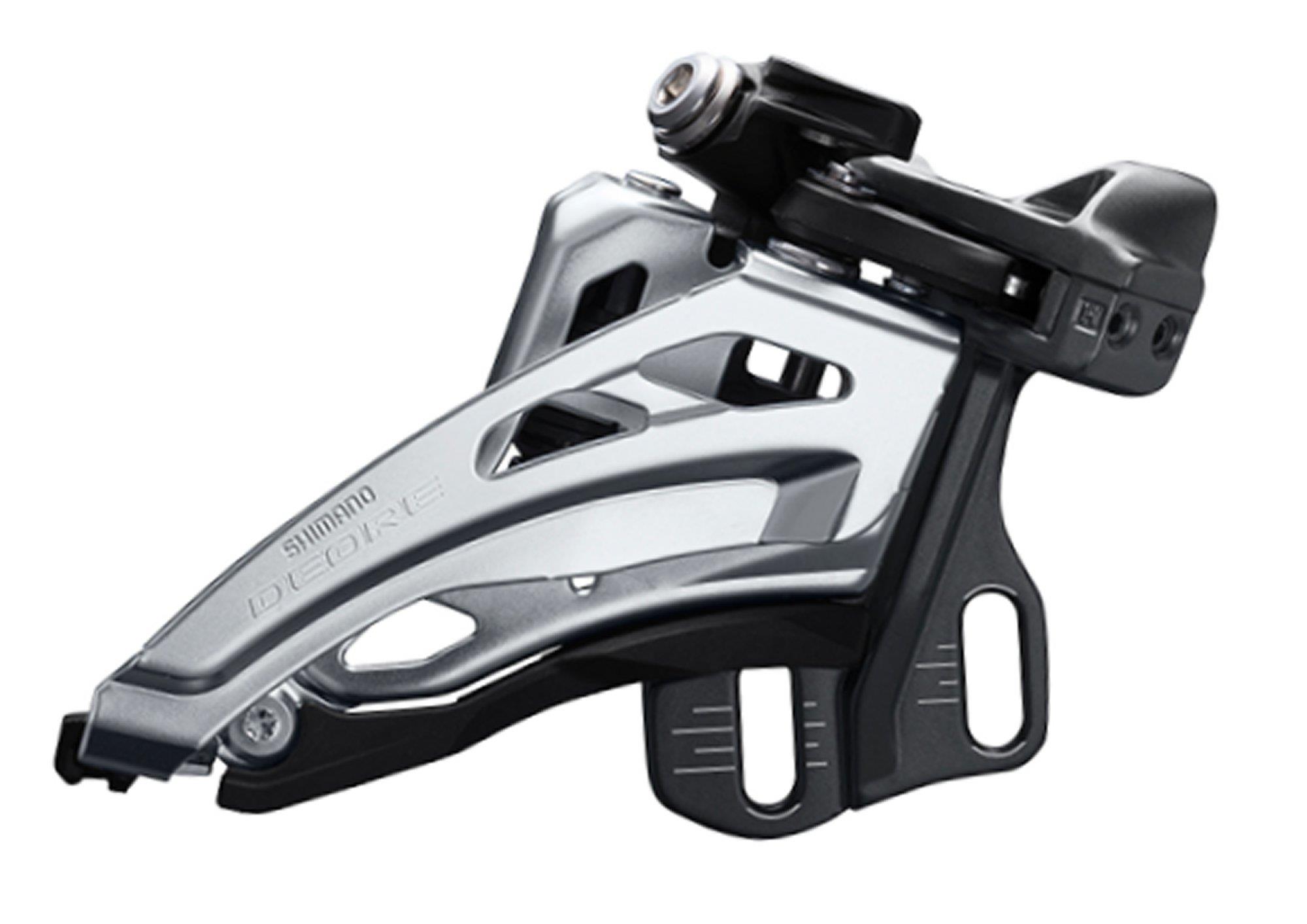 Shimano Umwerfer Deore FD-M6020-E ab 2018 10x2-fach Sideswing Direct-Mount E-Type Frontpull 66-69° schwarz *** Shimano Umwerfer Deore FD-M6020-E ab 2018 10x2-fach Sideswing Direct-Mount E-Type Frontpull 66-69° schwarz ***