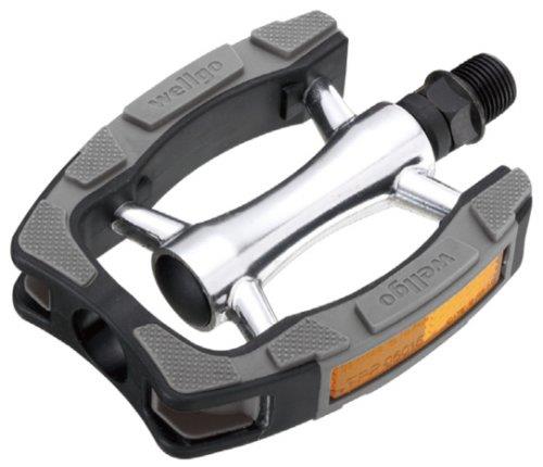 Wellgo Pedale Gummikralle mit Alukörper und Gummioberfläche