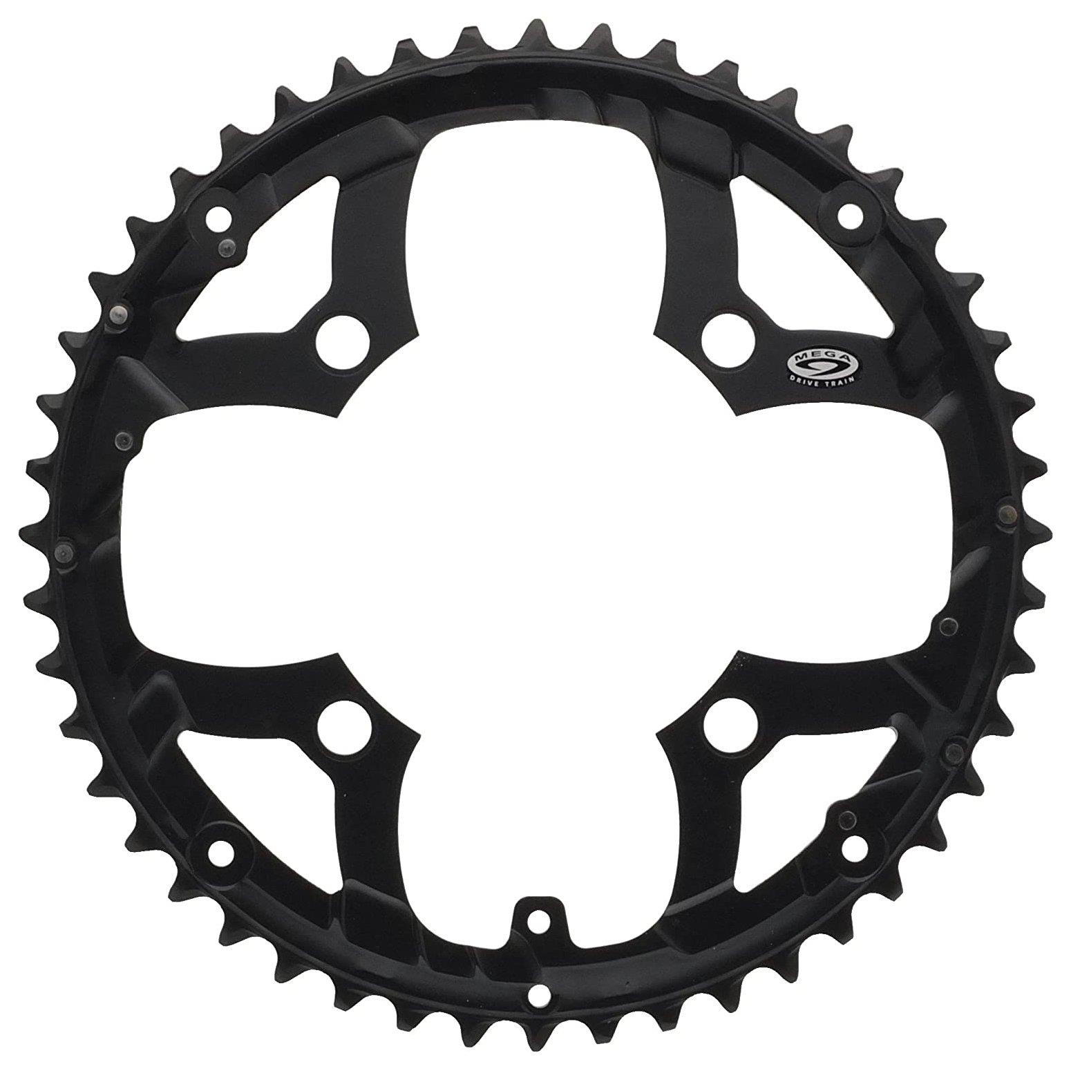 Shimano Kettenblatt Deore ab 2010 48 Zähne U-Type für Schutzring schwarz Y-1LD98160