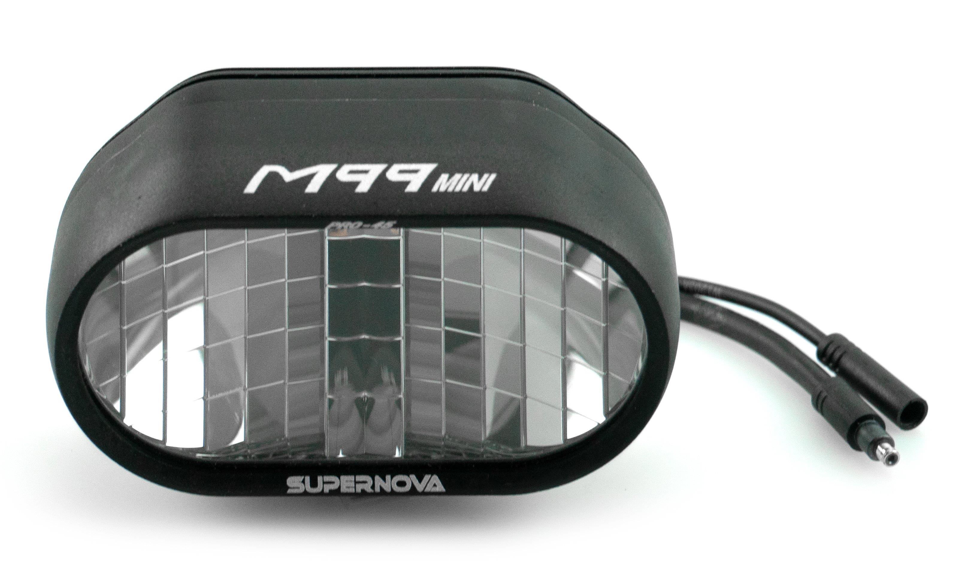 Supernova Lampe M99 Mini Pro FIT 2.0 45 km/h mit 2 Coaxial-Kabeln
