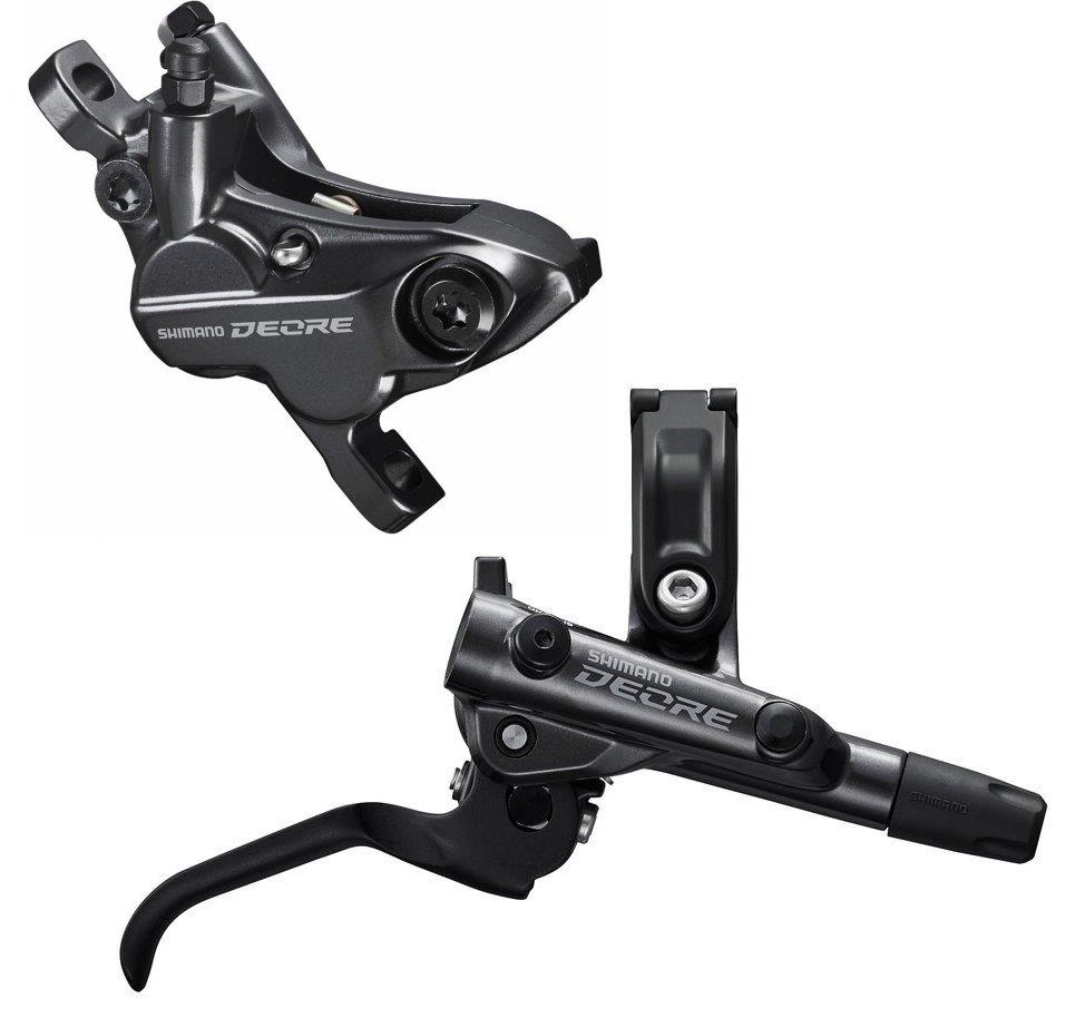 Shimano Scheibenbremse Deore BR-M6120 ab 2021 4-Kolben HR incl. normalem Bremshebel
