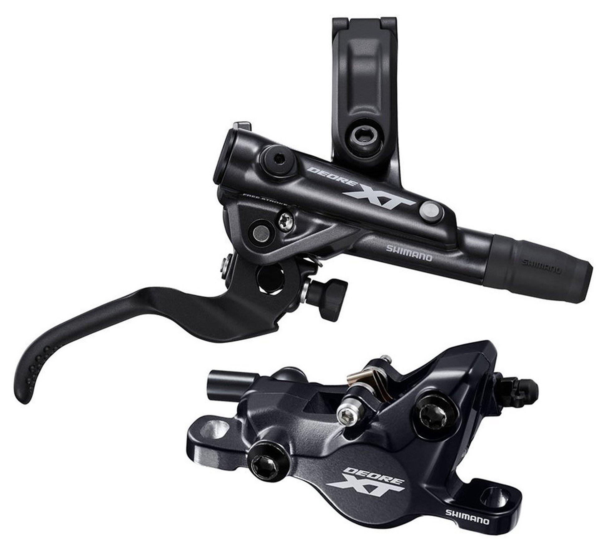 Shimano Scheibenbremse XT BR-M8100 2-Kolben ohne Kühlrippen HR incl. Bremsgriff BL-M8100