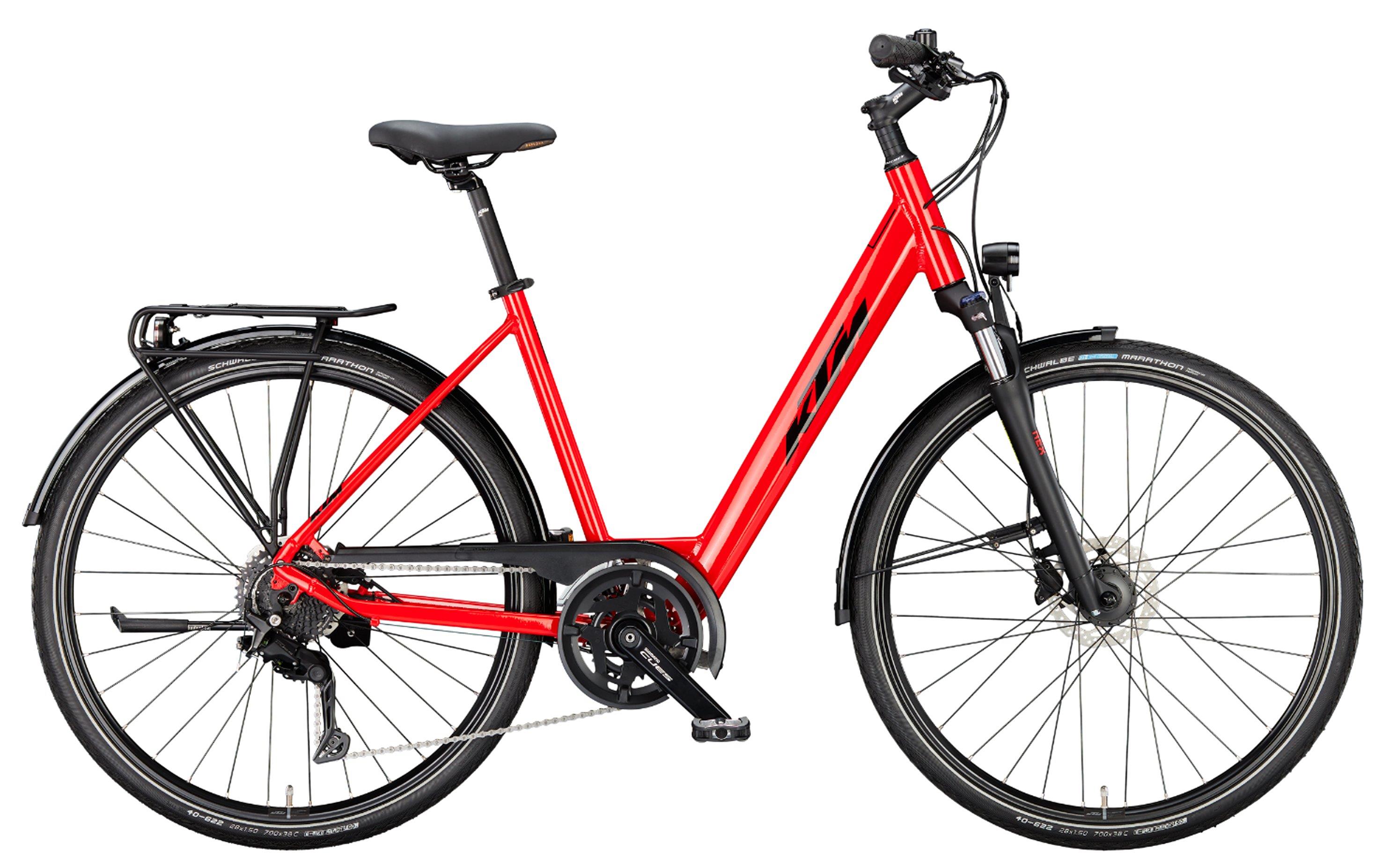 KTM Trekkingrad Avenza Disc 2024-2026 Damen-Einrohr rot-schwarz 46cm / Gr.S