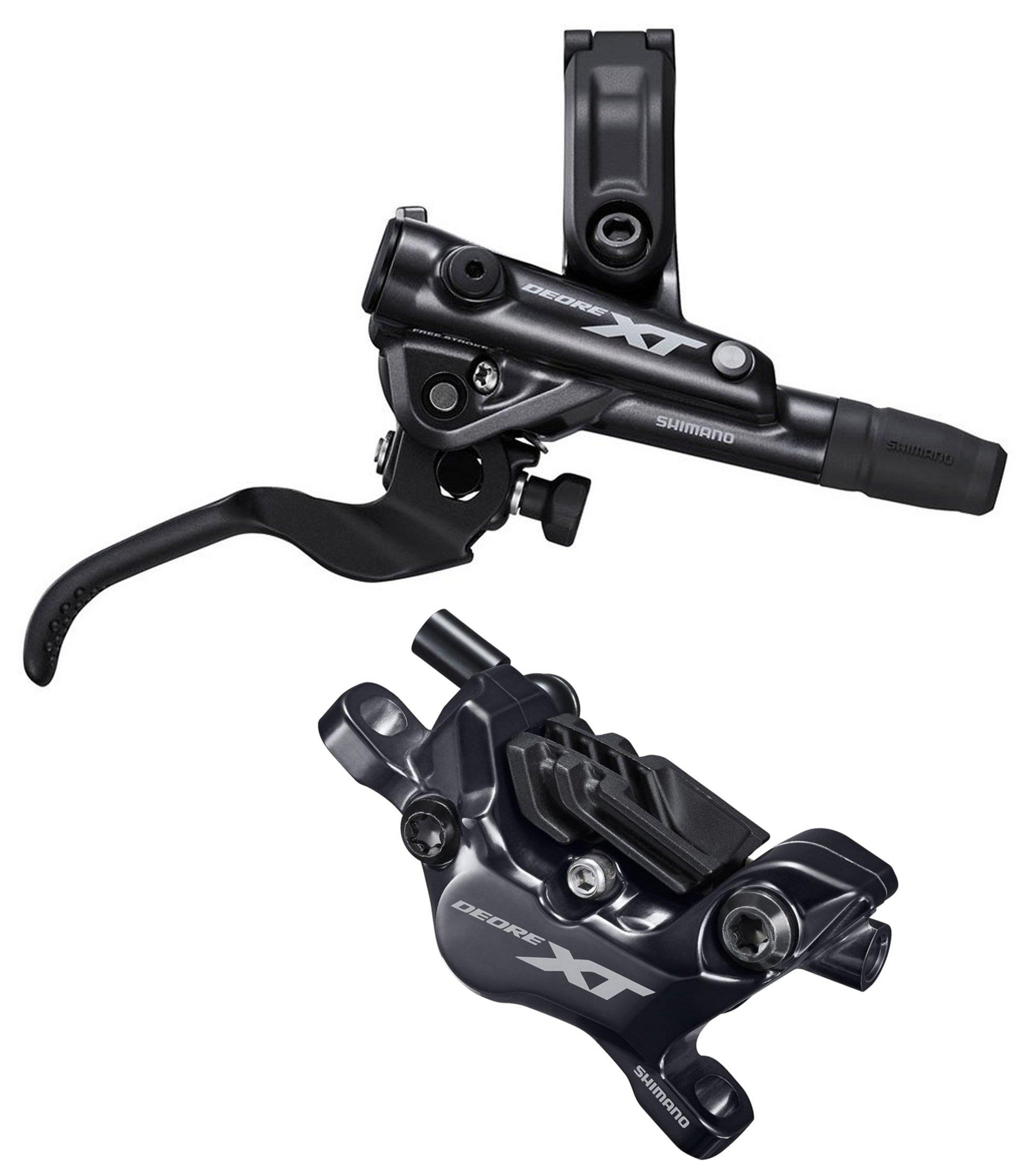Shimano Scheibenbremse XT BR-M8120 4-Kolben mit Kühlrippen HR incl. Bremsgriff BL-M8100