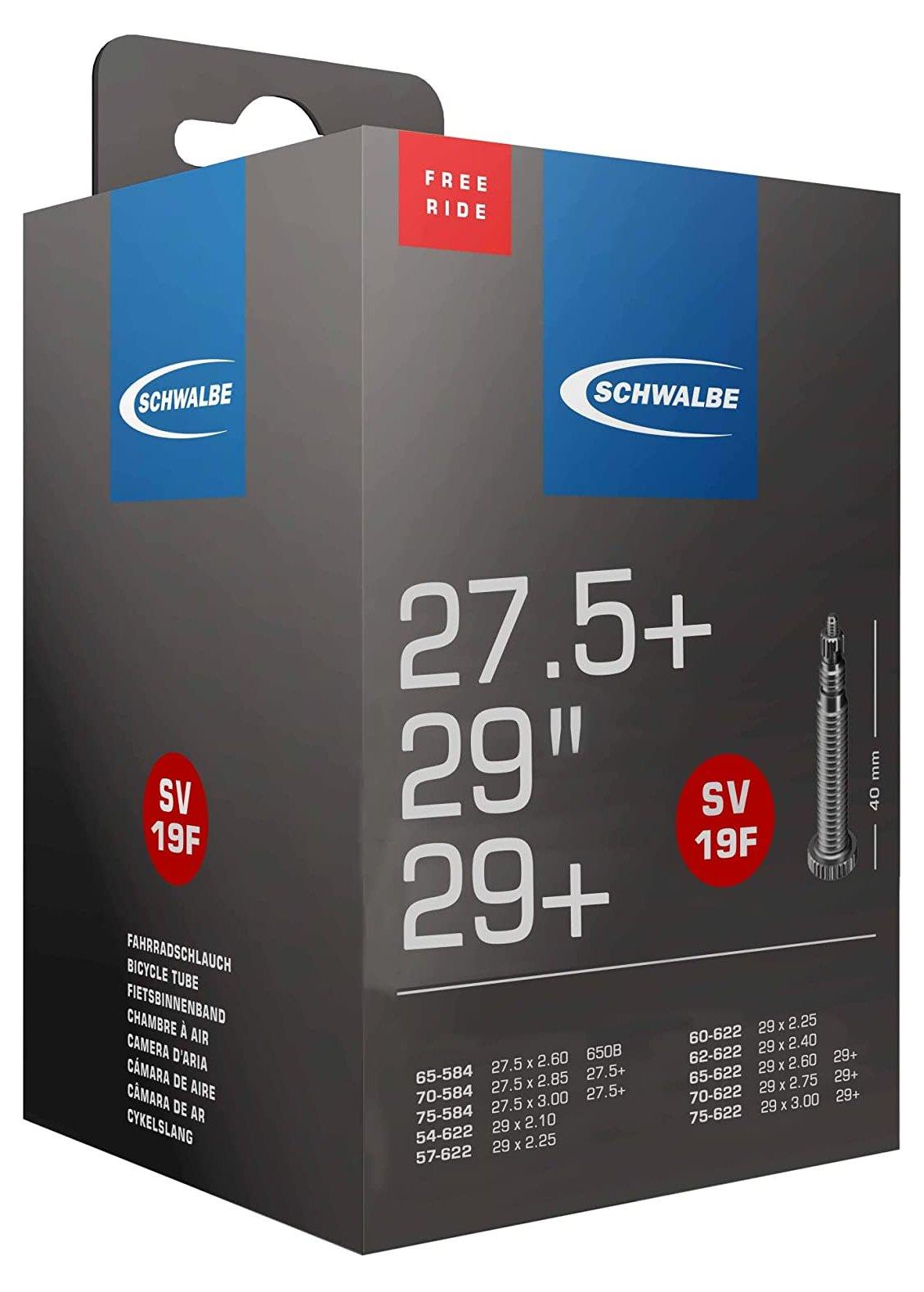 Schwalbe Schlauch 19F SV: 54-75 / 584-635 Schwalbe Schlauch 19F SV: 54-75 / 584-635