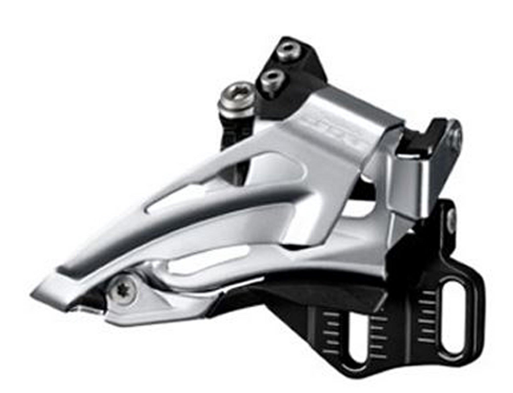 Shimano Umwerfer Deore FD-M6025-E ab 2018 10x2-fach Topswing Direct-Mount E-Type Dualpull 66-69° schwarz