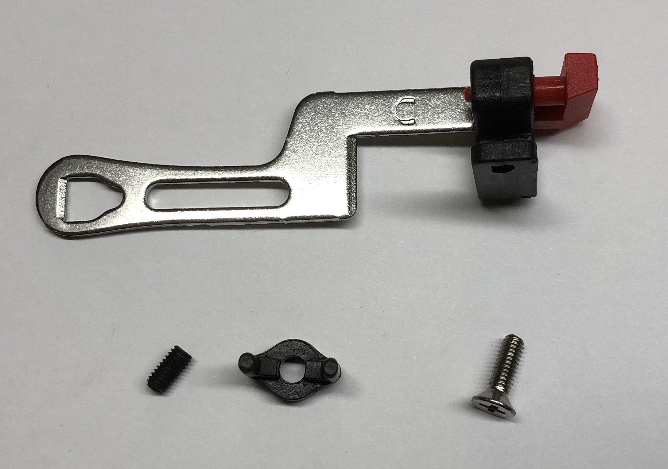 Standwell I-Rack-1 Verriegelungsknopf "Red-Dot" für Carrymore Gepäckträger Typ-D lang hoch