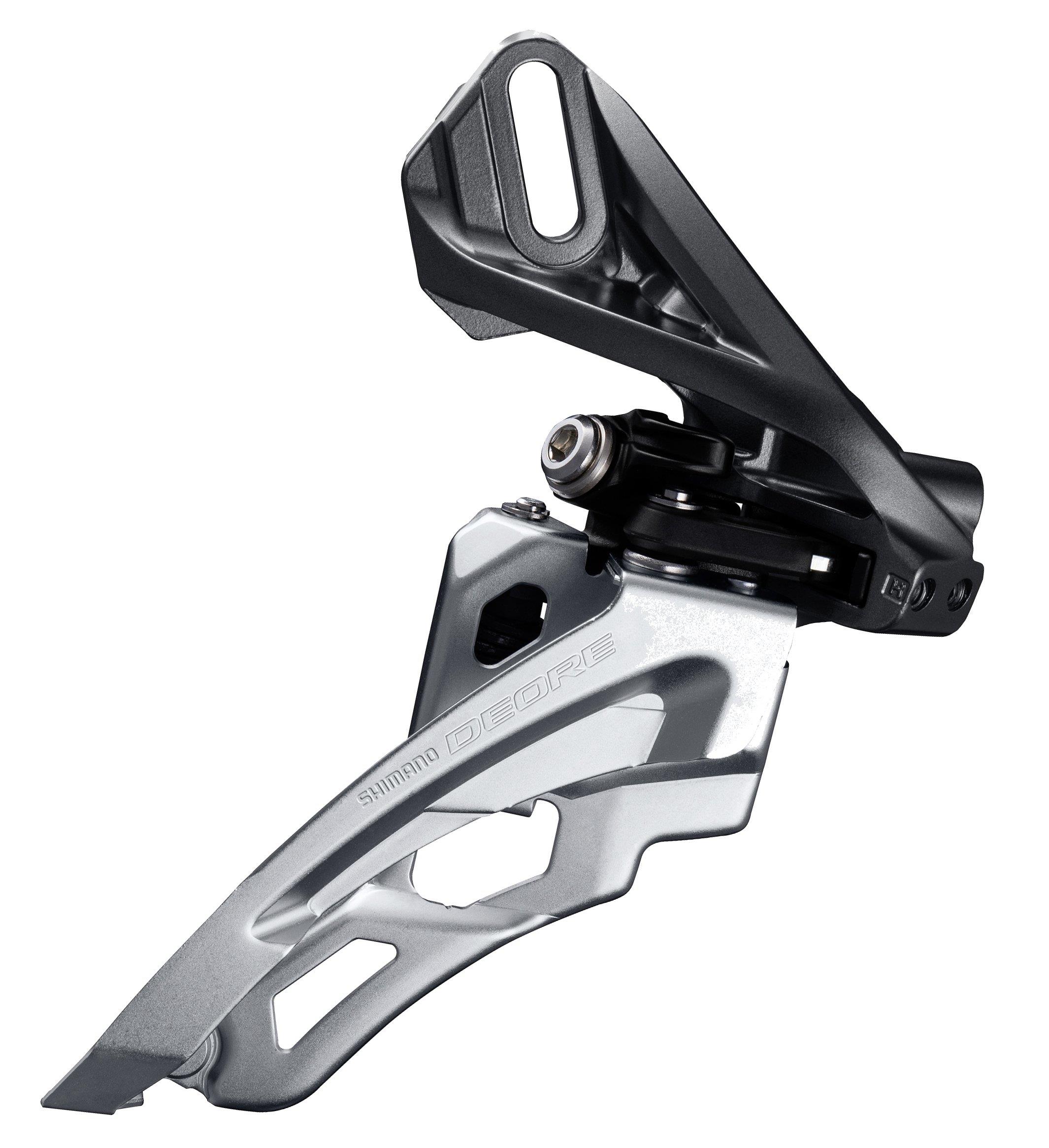 Shimano Umwerfer Deore FD-M6000-D ab 2018 10x3-fach Sideswing Direct-Mount High Frontpull 66-69° schwarz Shimano Umwerfer Deore FD-M6000-D ab 2018 10x3-fach Sideswing Direct-Mount High Frontpull 66-69° schwarz