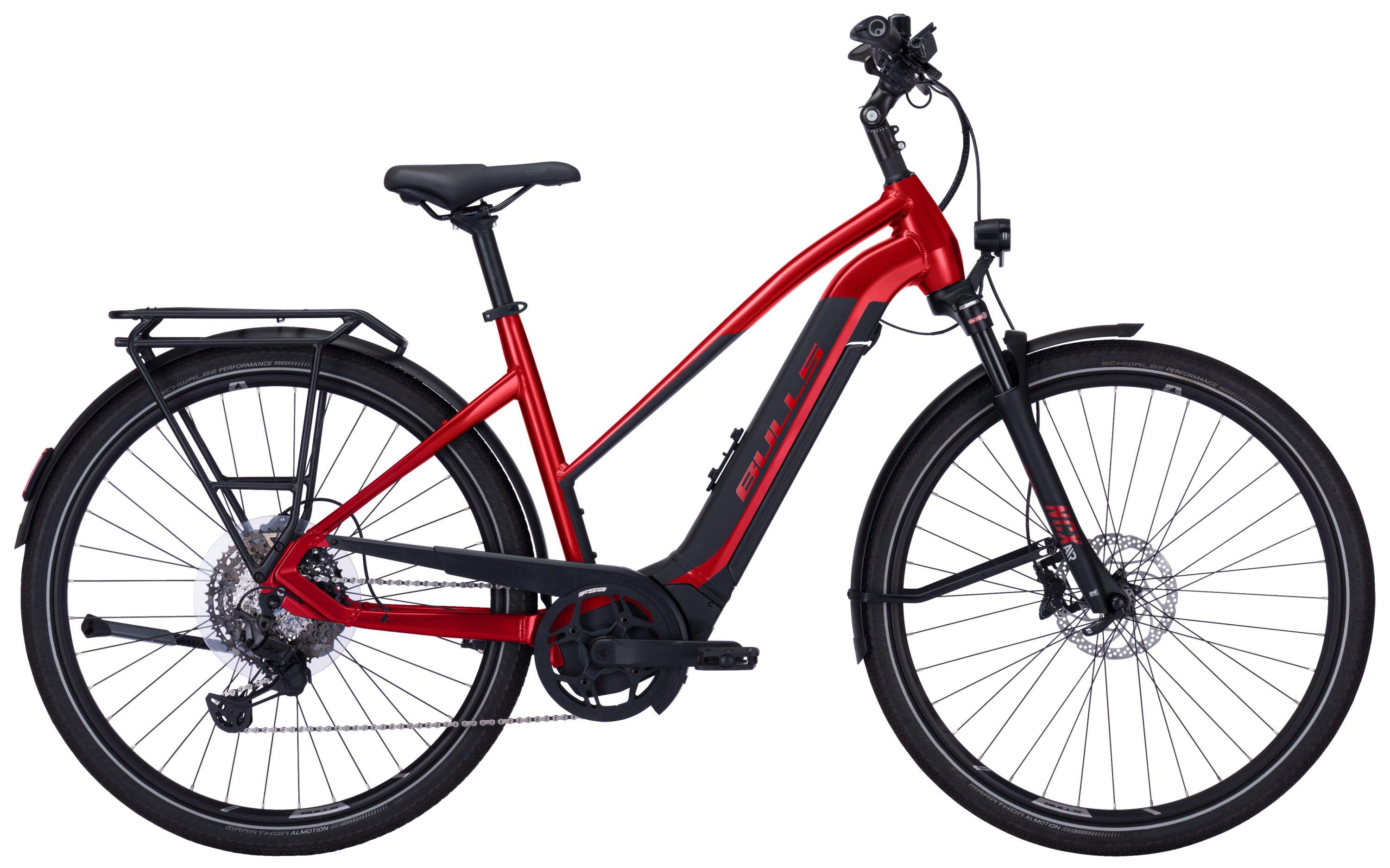 Bulls Pedelec Lacuba-Evo 11 Fit 2022 Damen Trapez chrome-red / black-matt 45cm