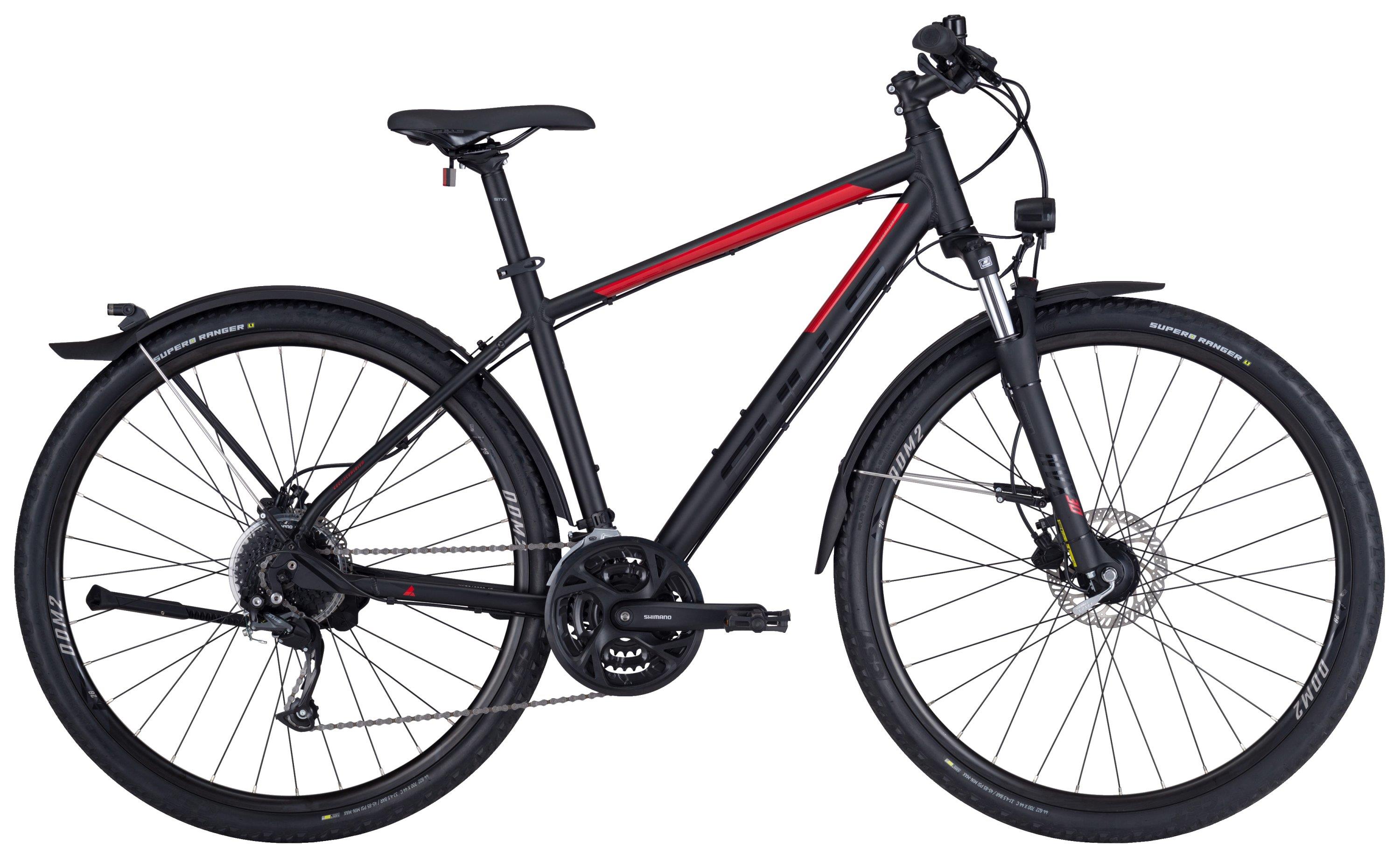 Bulls Crossrad Street Flyer 2022 Herren black-matt / red 54cm