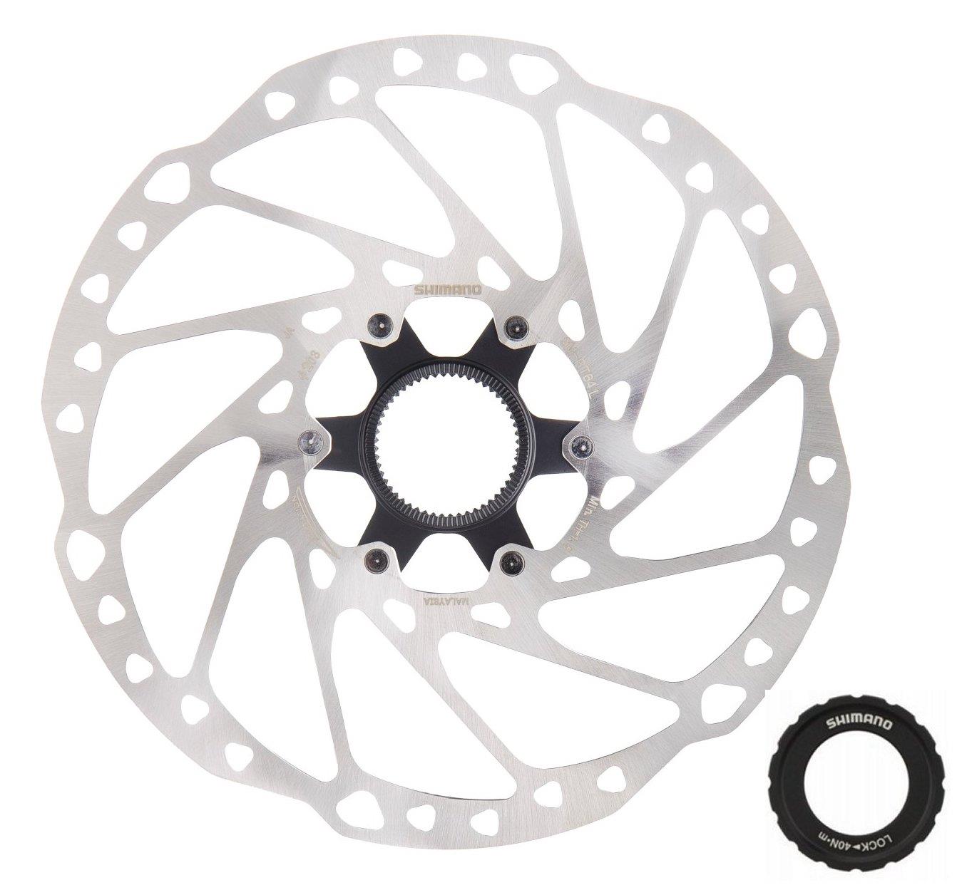 Shimano Bremsscheibe SM-RT64L 203mm mit Lock-Ring-Befestigung
