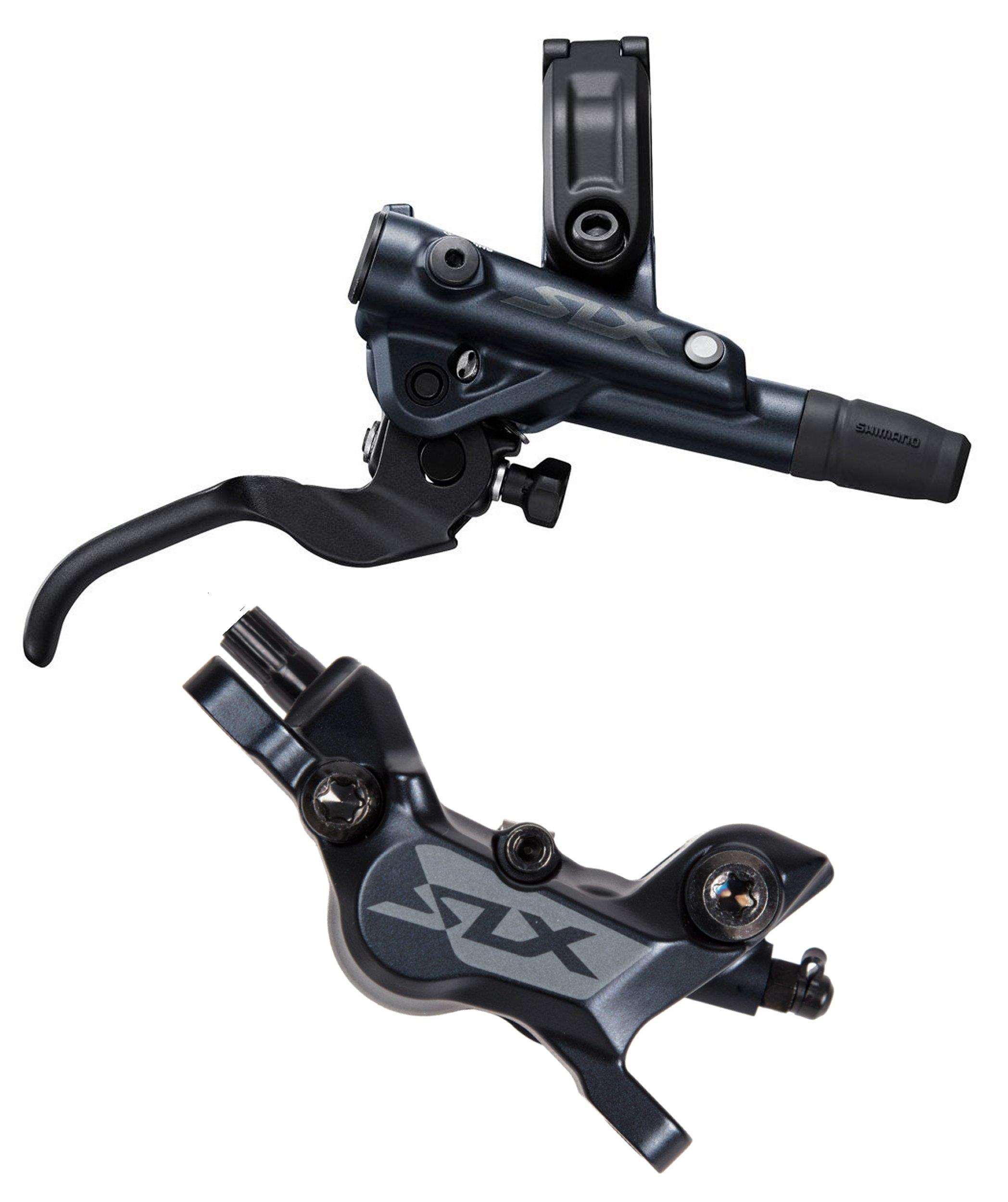 Shimano Scheibenbremse SLX BR-M7120 4-Kolben ohne Kühlrippen HR incl. Bremsgriff BL-M7100