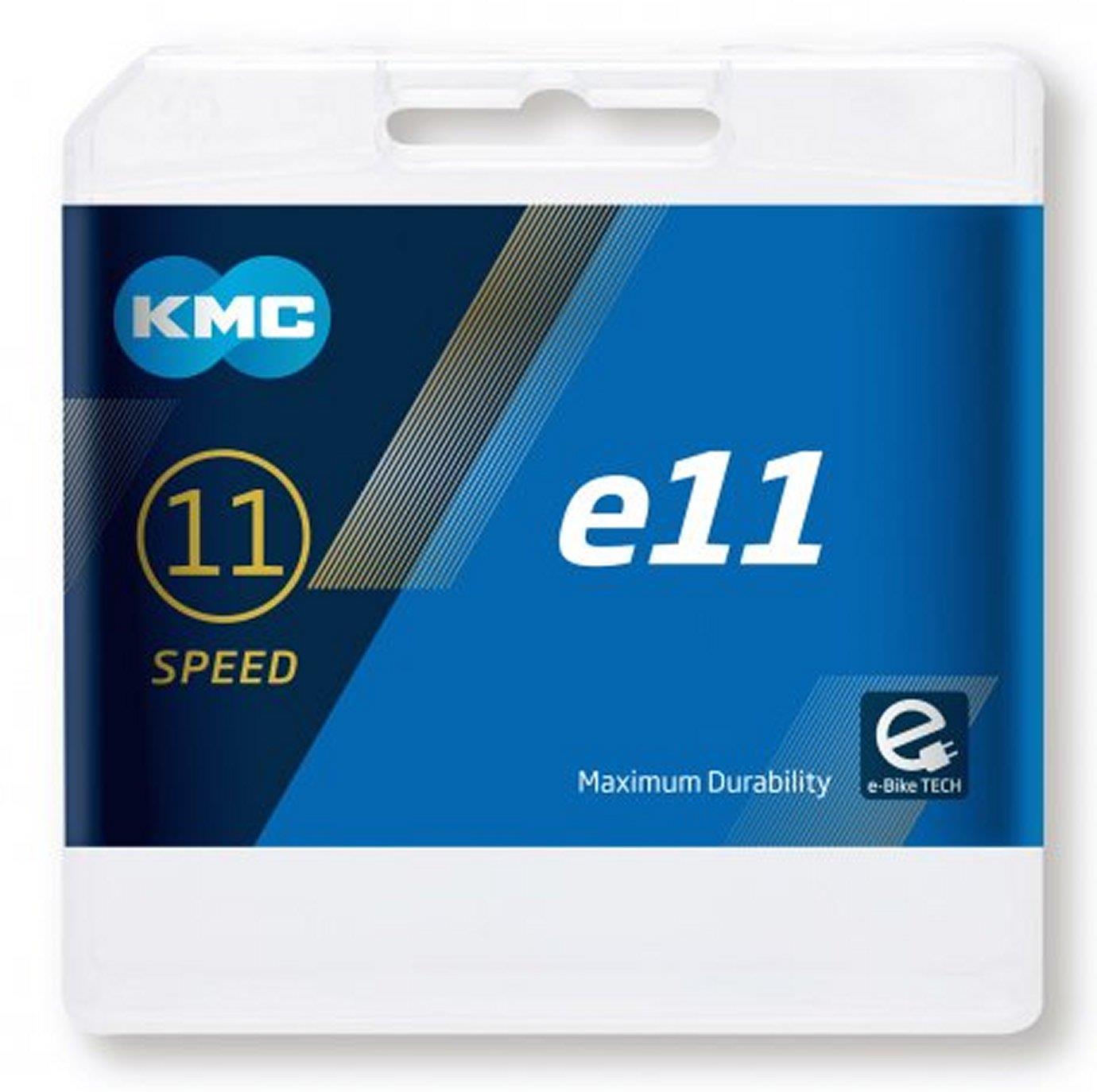 KMC Kette e11 (X11e) silver 11-fach verstärkt für E-Bike 122 Glieder