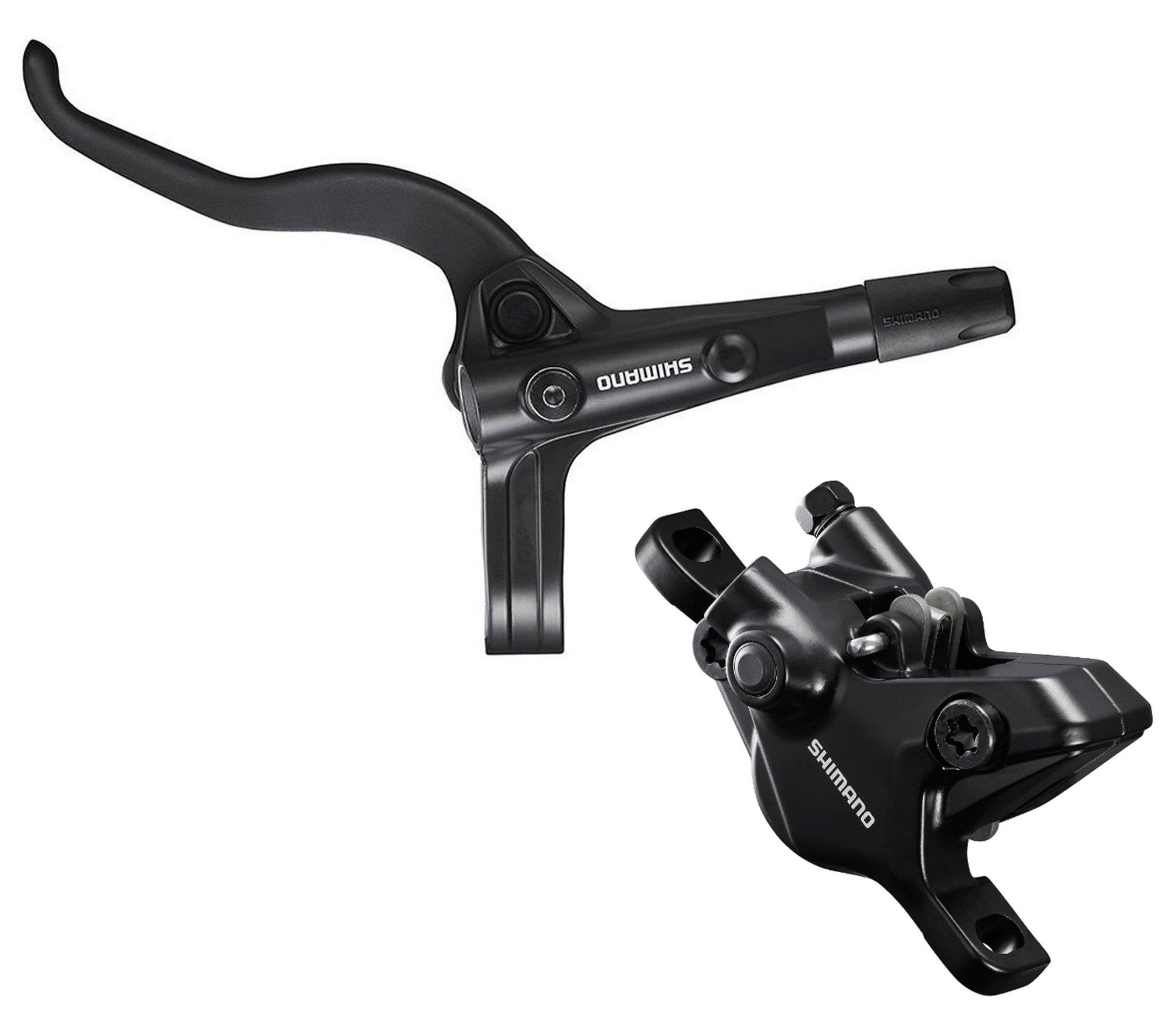 Shimano Scheibenbremse Deore BR-MT410 VR 2-Kolben incl. Bremshebel BL-MT401 2-Finger schwarz