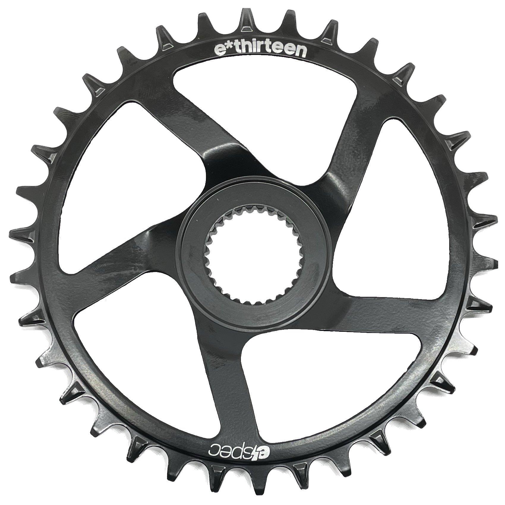 eThirteen Kettenblatt Guidering e-spec Bosch Gen.4 52mm Kettenlinie 34 Zähne Stahl schwarz