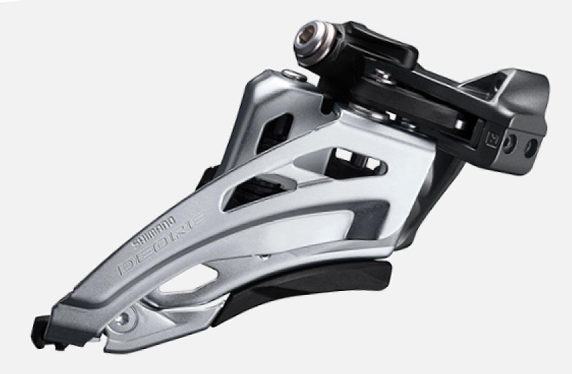 Shimano Umwerfer Deore FD-M6020-L ab 2018 10x2-fach Sideswing Low-Clamp Frontpull 66-69° schwarz *** Shimano Umwerfer Deore FD-M6020-L ab 2018 10x2-fach Sideswing Low-Clamp Frontpull 66-69° schwarz ***