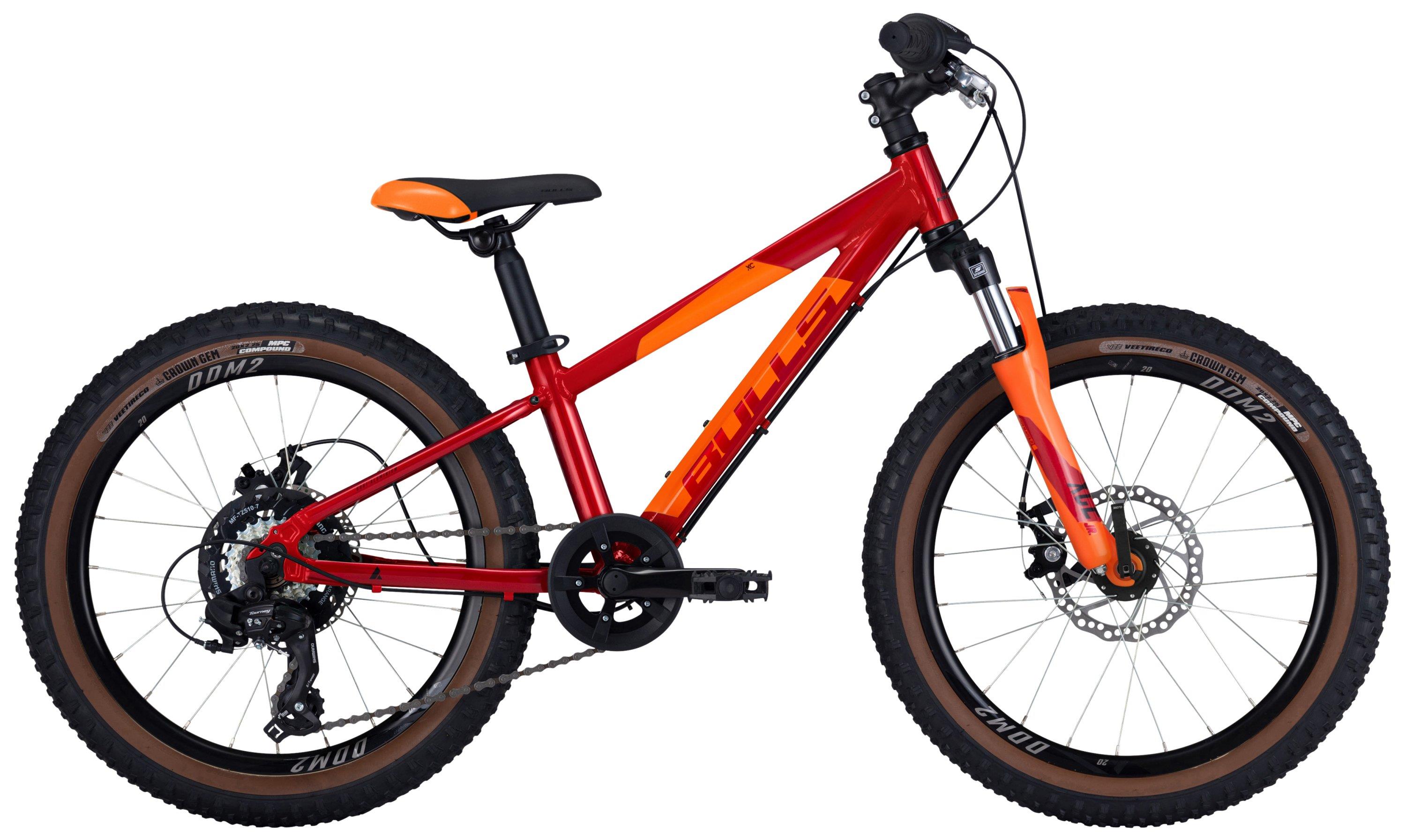 Bulls Kinderrad 20 Zoll Tokee-20 Disc 2022 7-Gang rot-orange 25cm