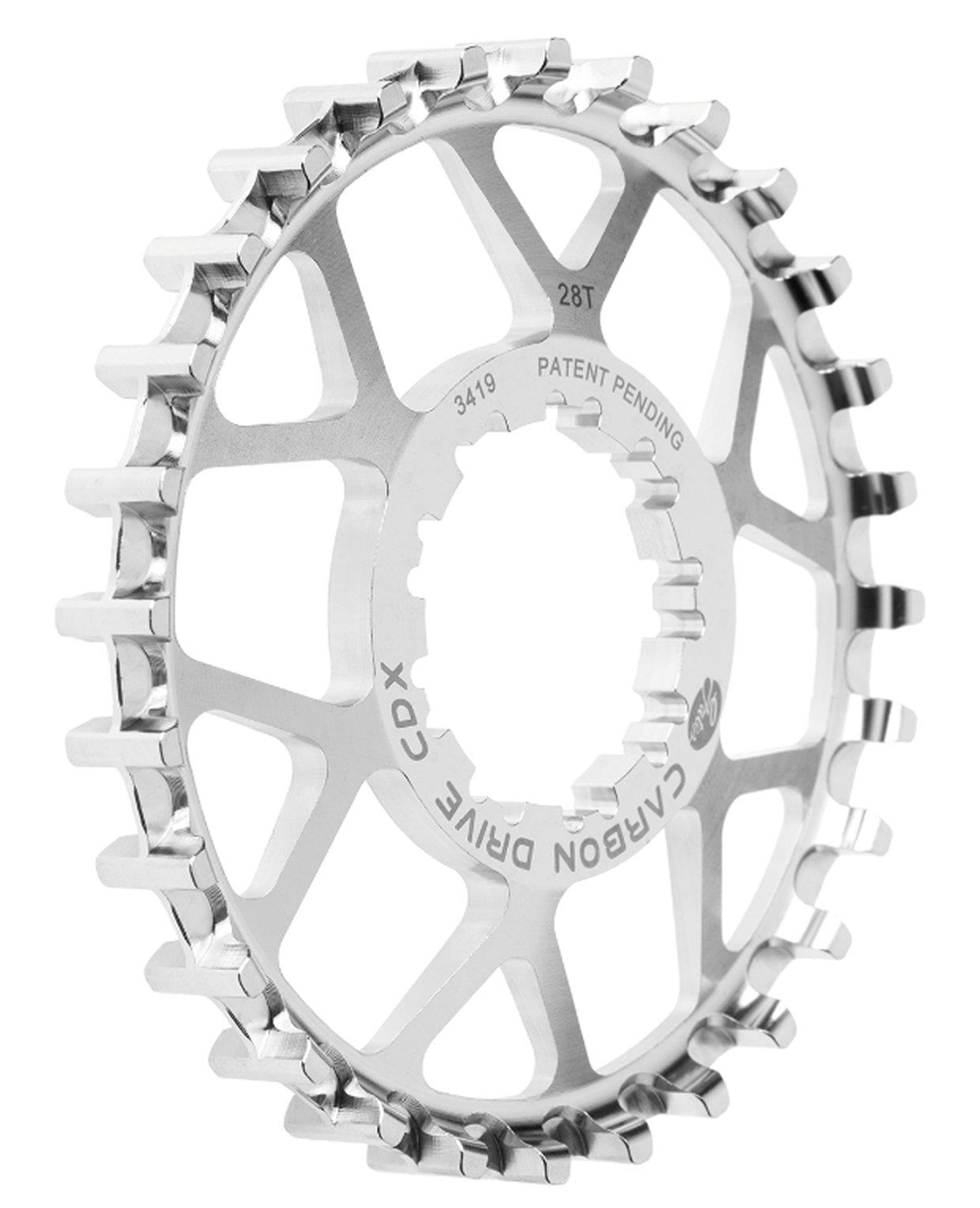 Gates Riemenscheibe CDX Center Track für Shimano-HG 9-Spline 28 Zähne