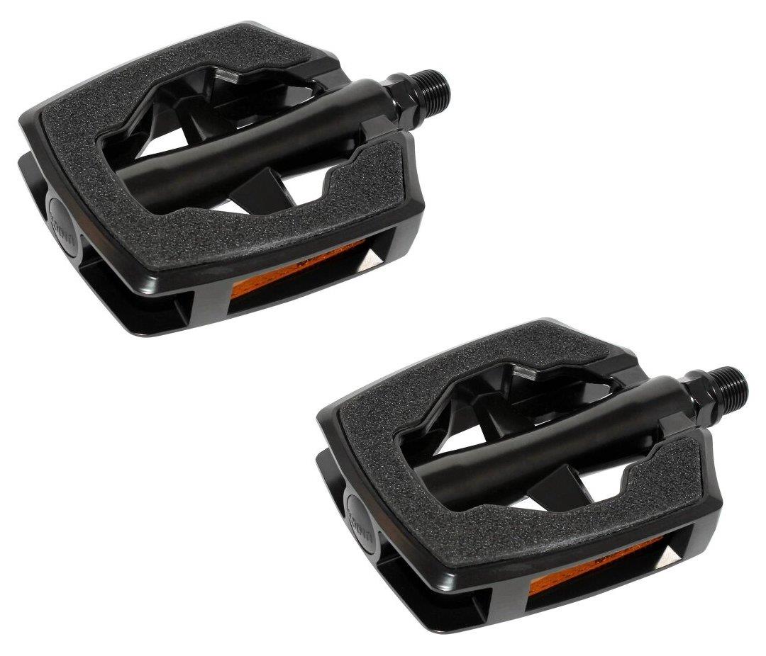 Union Pedale Trekking Grip mit Aluminiumkörper und Schleifpapier SP-890 schwarz