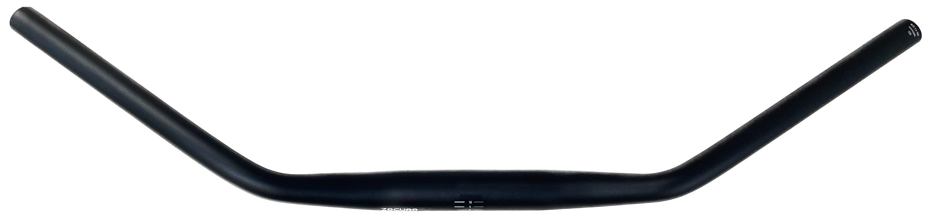 Zecure Lenker Trekking Sport Alu schwarz Ø 31,8mm mittlere Biegung (Lady-Town)