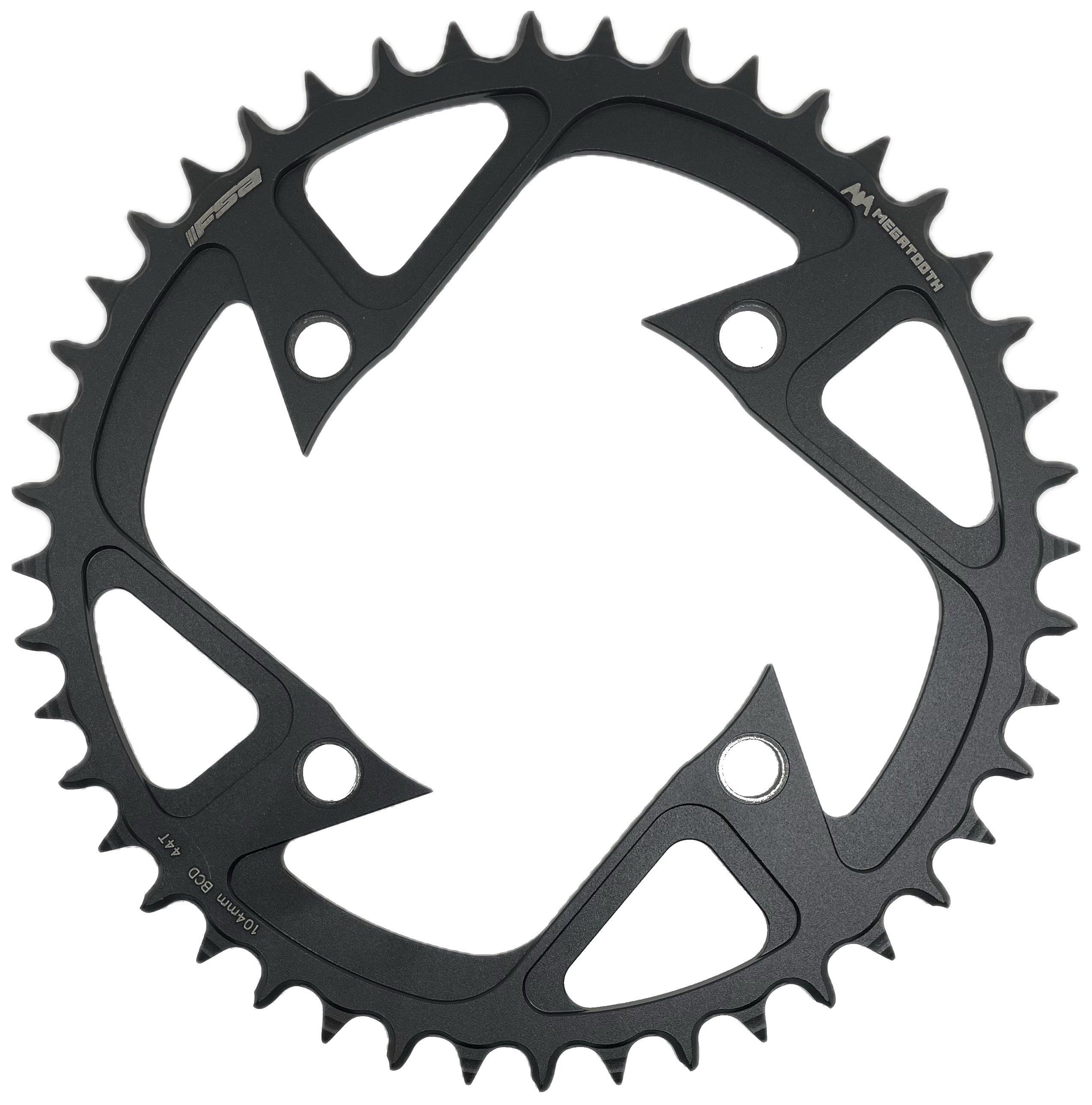 FSA Kettenblatt 104mm ø 44 Zähne Megatooth Alu für Bosch / Brose E-Bikes mit 1 Kettenblatt V-Shape FSA Kettenblatt 104mm ø 44 Zähne Megatooth Alu für Bosch / Brose E-Bikes mit 1 Kettenblatt V-Shape