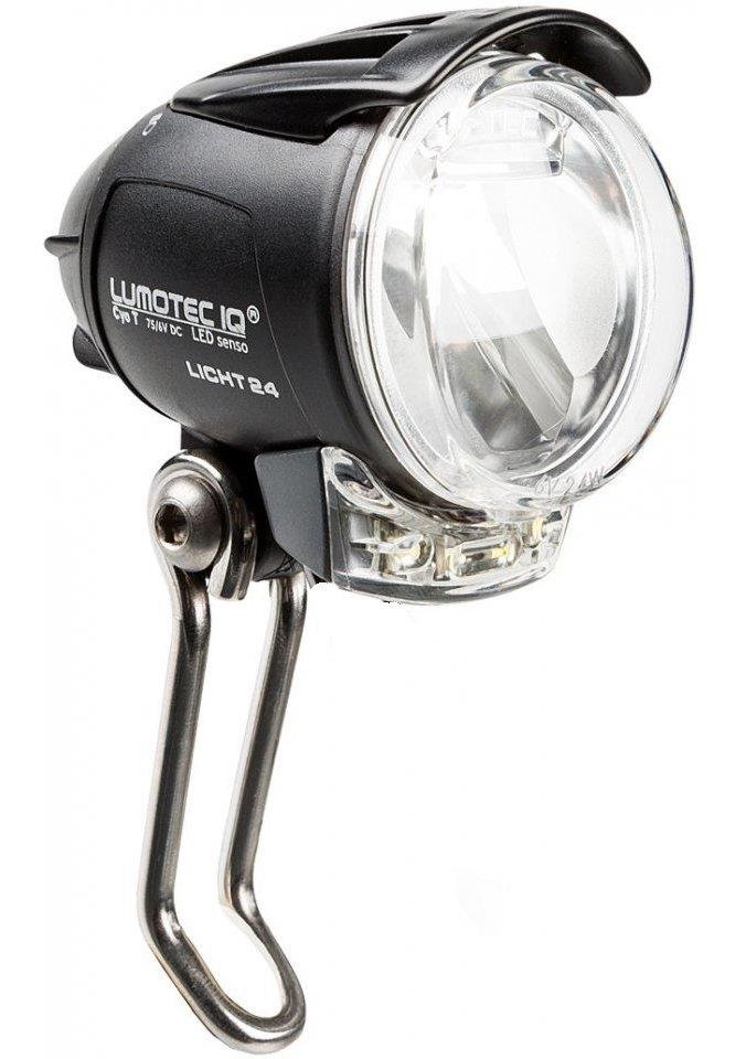 Bumm Lampe Lumotec IQ Cyo-E-Bike 75V mit Tagfahrlicht (Lavida / Plus) für silbernen Hipo Stecker