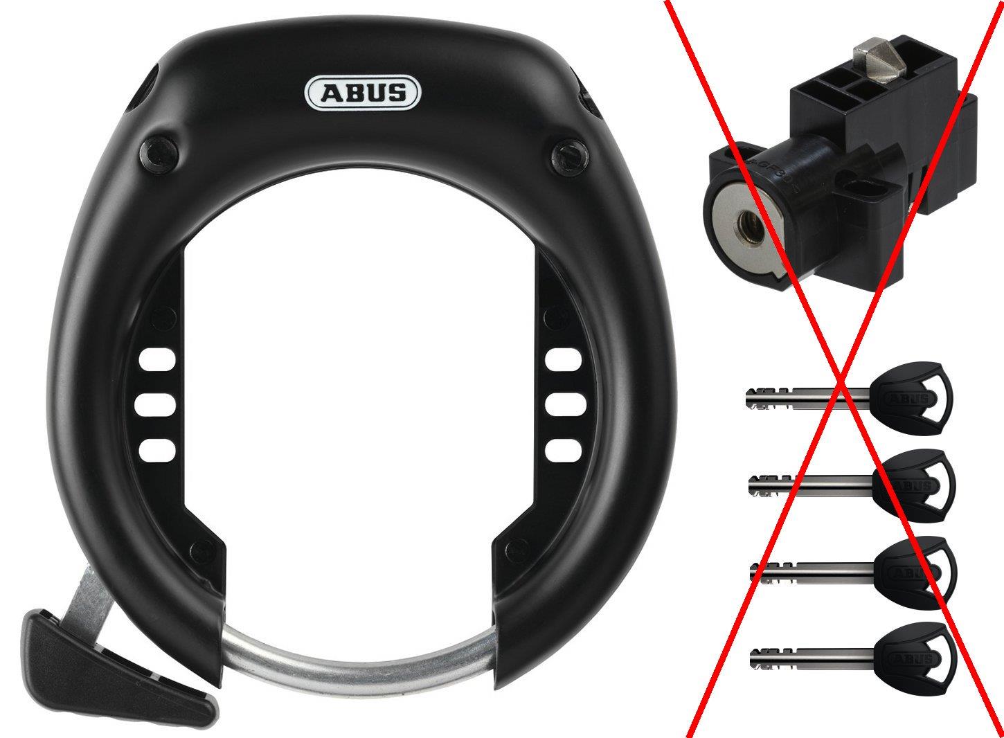 ABUS Rahmenschloss Pro Shield 5755-NR X-Plus gleichschliessend nach Muster für Ultracore f. breite Reifen
