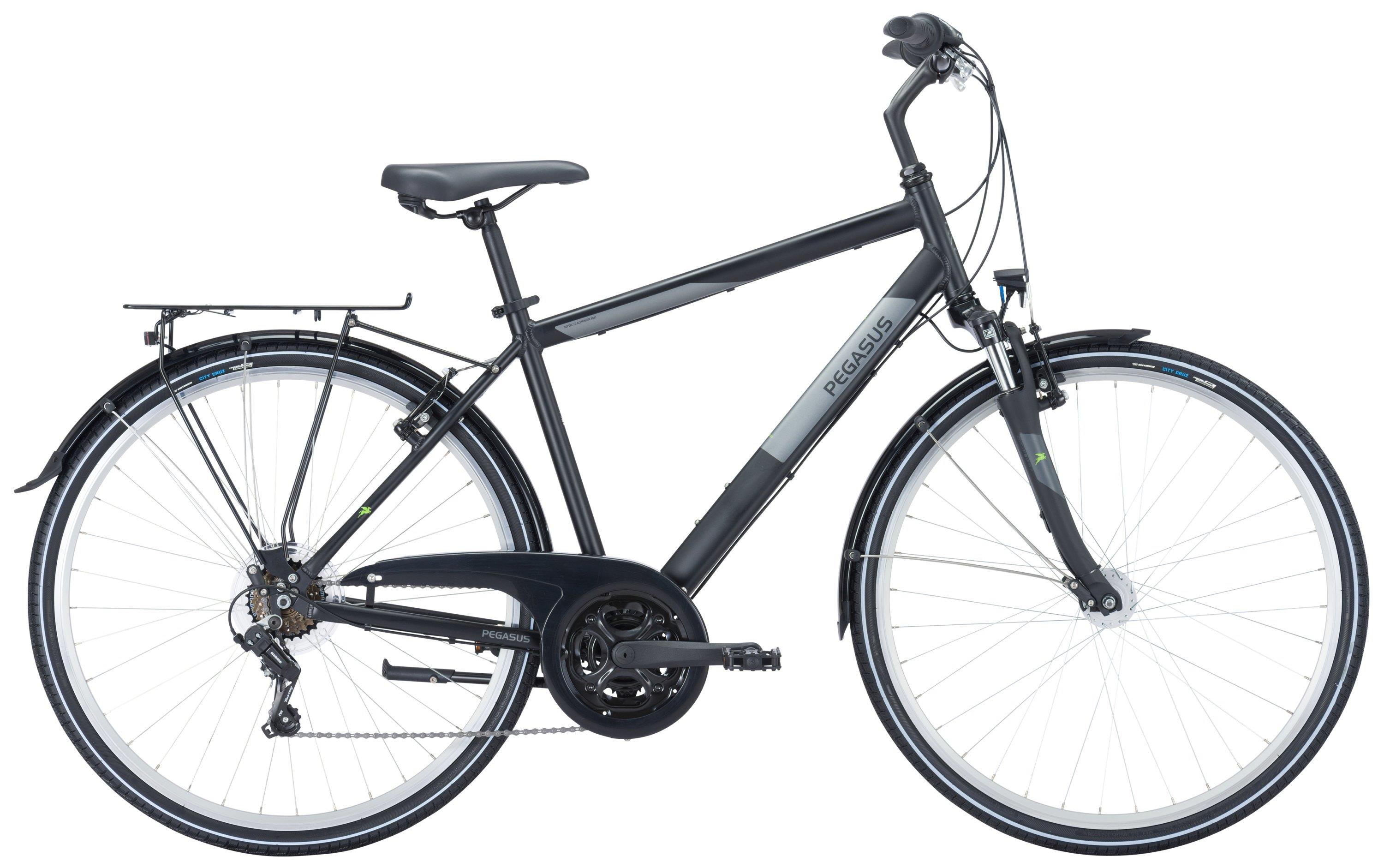 Pegasus Trekkingrad Avanti 2023-2025 18-Gang Herren-Diamant black-matt / silver 45cm / Gr.S