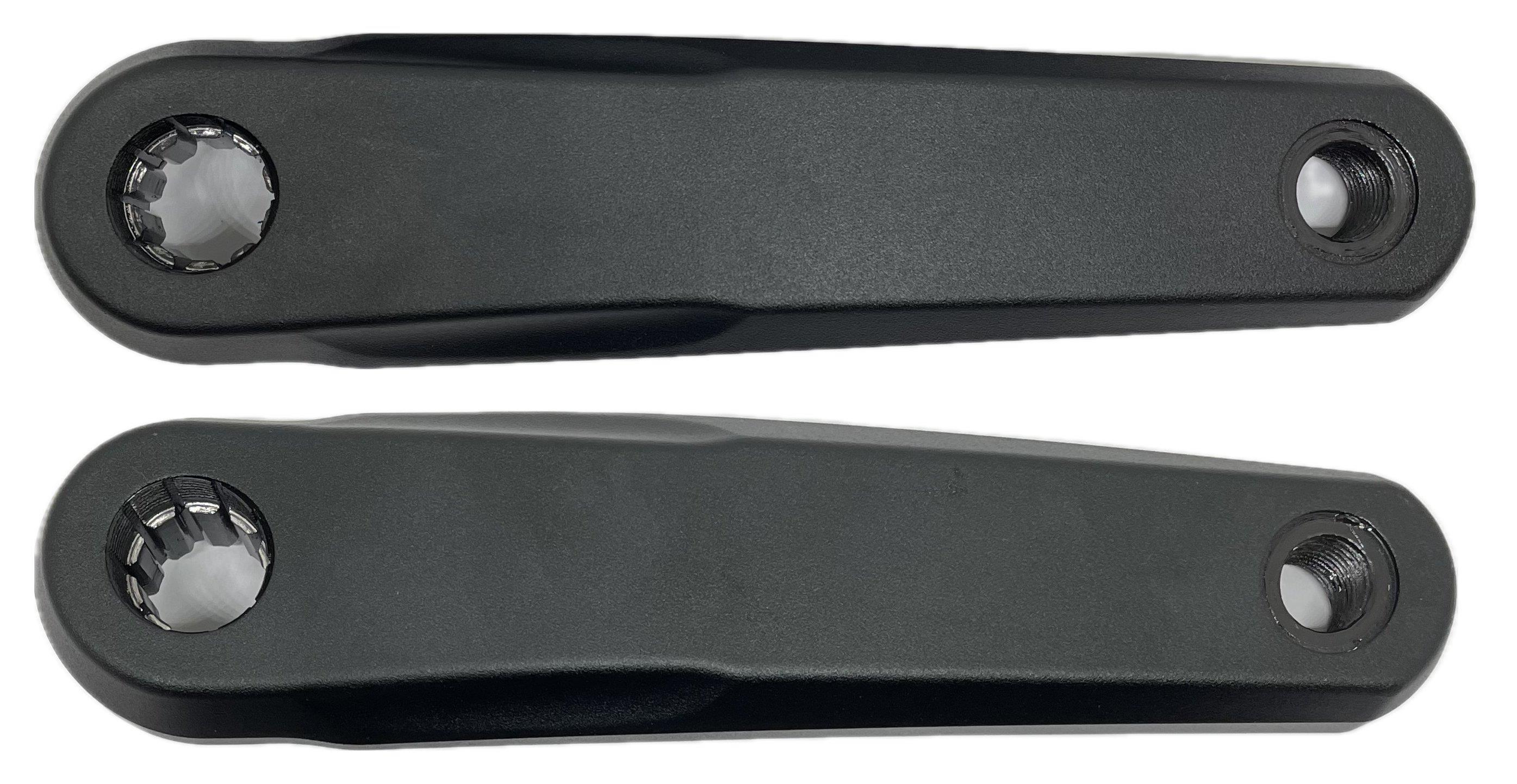 Samox E-Bike Kurbeln EC53 Boost für Bosch-Motoren 4./5. Generation (ISIS) schwarz 160mm