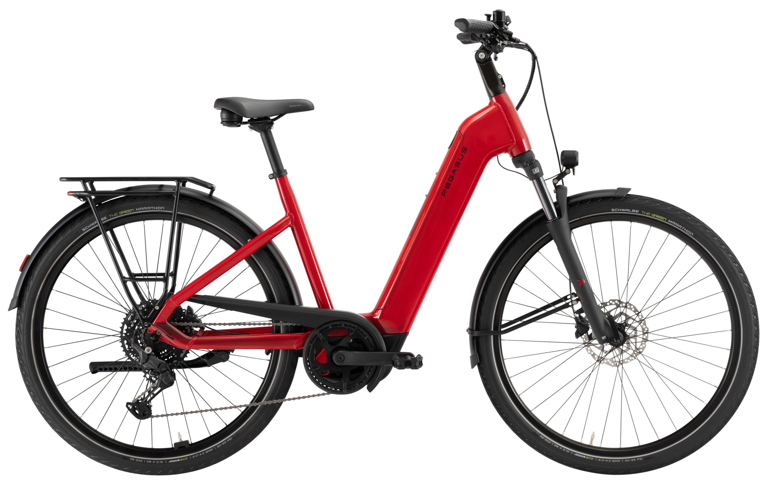Pegasus Pedelec Solero-Evo-10 2026 Damen Wave pure red metallic 45cm / Gr.S