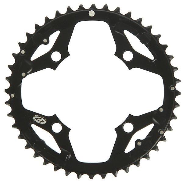 Shiamno Kettenblatt Deore ab 2007 44 Zähne S-Type für Schutzring schwarz Y-1GX98060