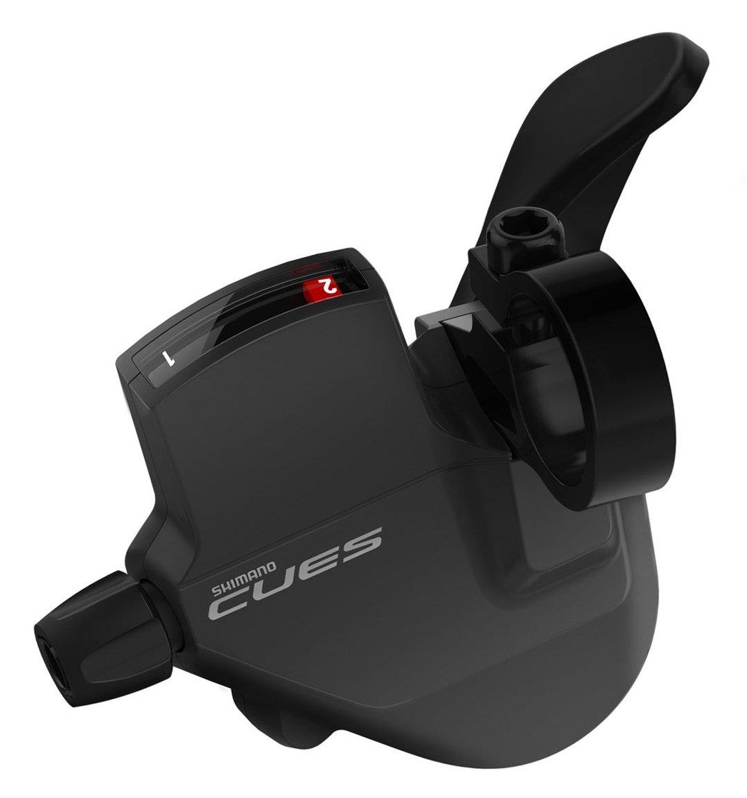 Shimano Schalthebel Cues U4000 SL-U4000 links 2-fach mit Anzeige Rapidfire-Plus Mono