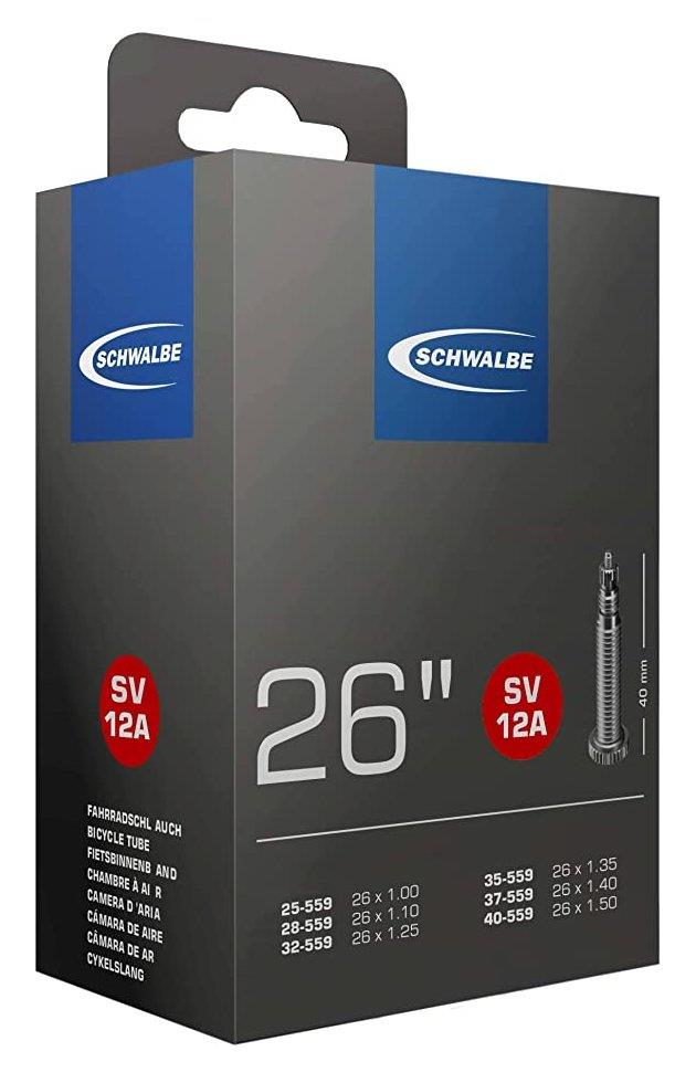 Schwalbe Schlauch 12A SV: 26x1 1/8-26x1,40 Schwalbe Schlauch 12A SV: 26x1 1/8-26x1,40