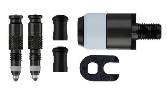 Schwalbe Ventil Click-Valve Conversion Set SV-SCV Ventile 2er-Set mit Pumpenadapter (AV)