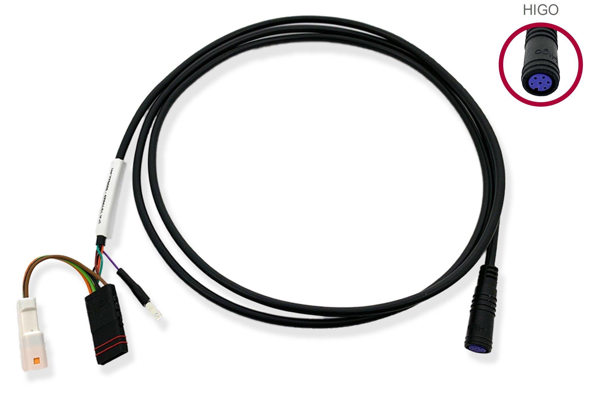 Brose / BMZ Displaykabel ab 2019 (mit externer Wake-Leitung) Higo mit Connect-C Anschluss für Rotwild (1960mm) Brose / BMZ Displaykabel ab 2019 (mit externer Wake-Leitung) Higo mit Connect-C Anschluss für Rotwild (1960mm)