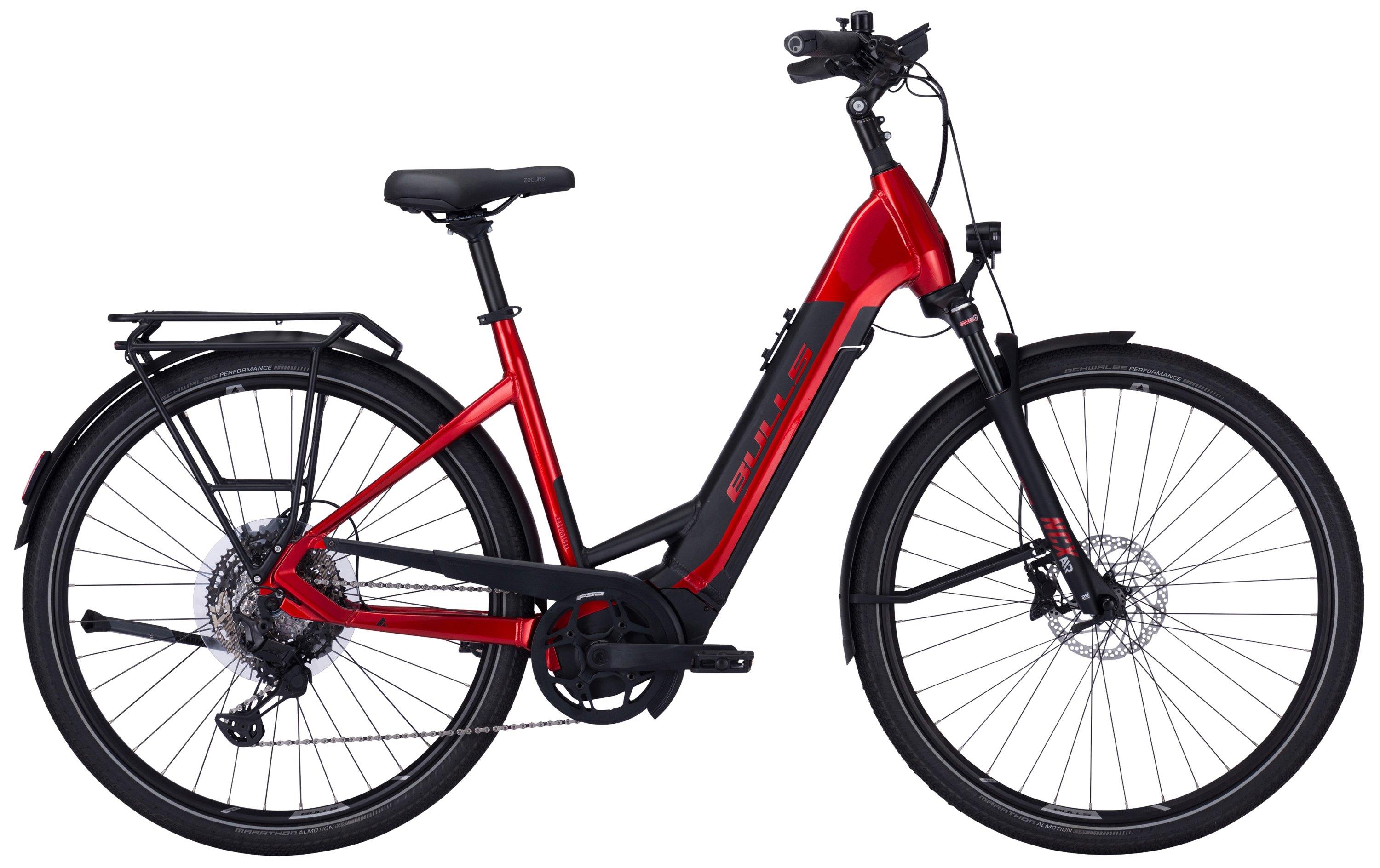 Bulls Pedelec Lacuba-Evo 11 Fit 2022 Tiefdurchstieg Unisex chrome-red / black-matt 45cm