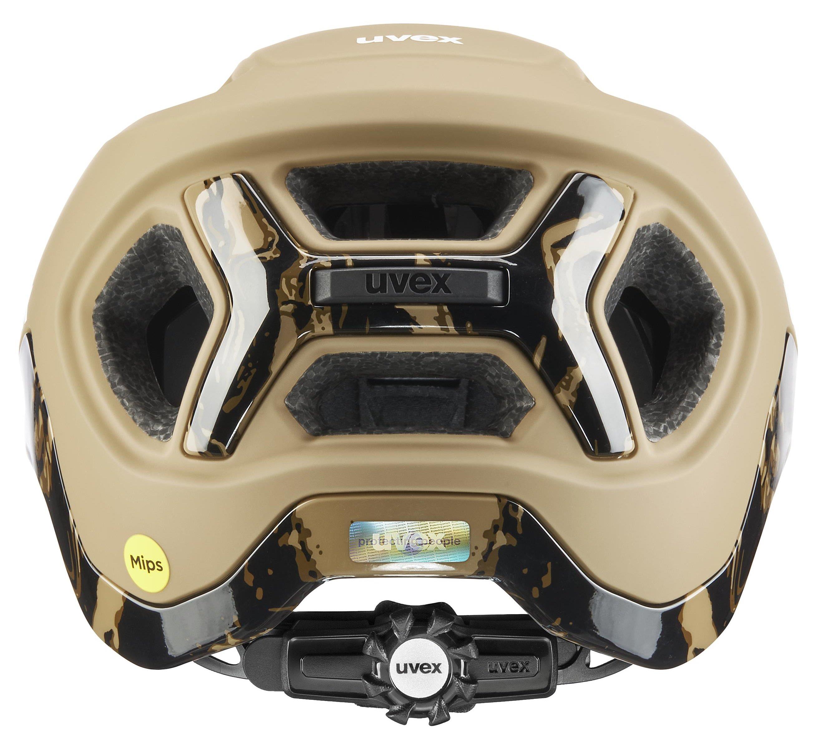 UVEX Helm React-Mips desert-black matt 52-56cm