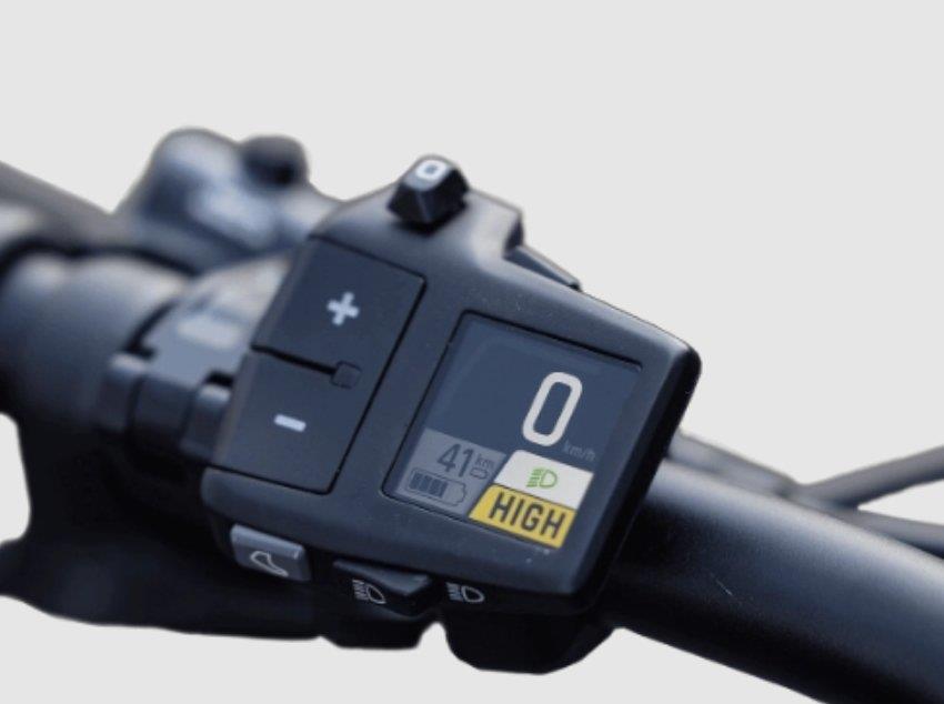 Biketec Bedieneinheit / Display Remote LCD FIT 2.0 mit Spacer / 800mm Kabel RD2.2
