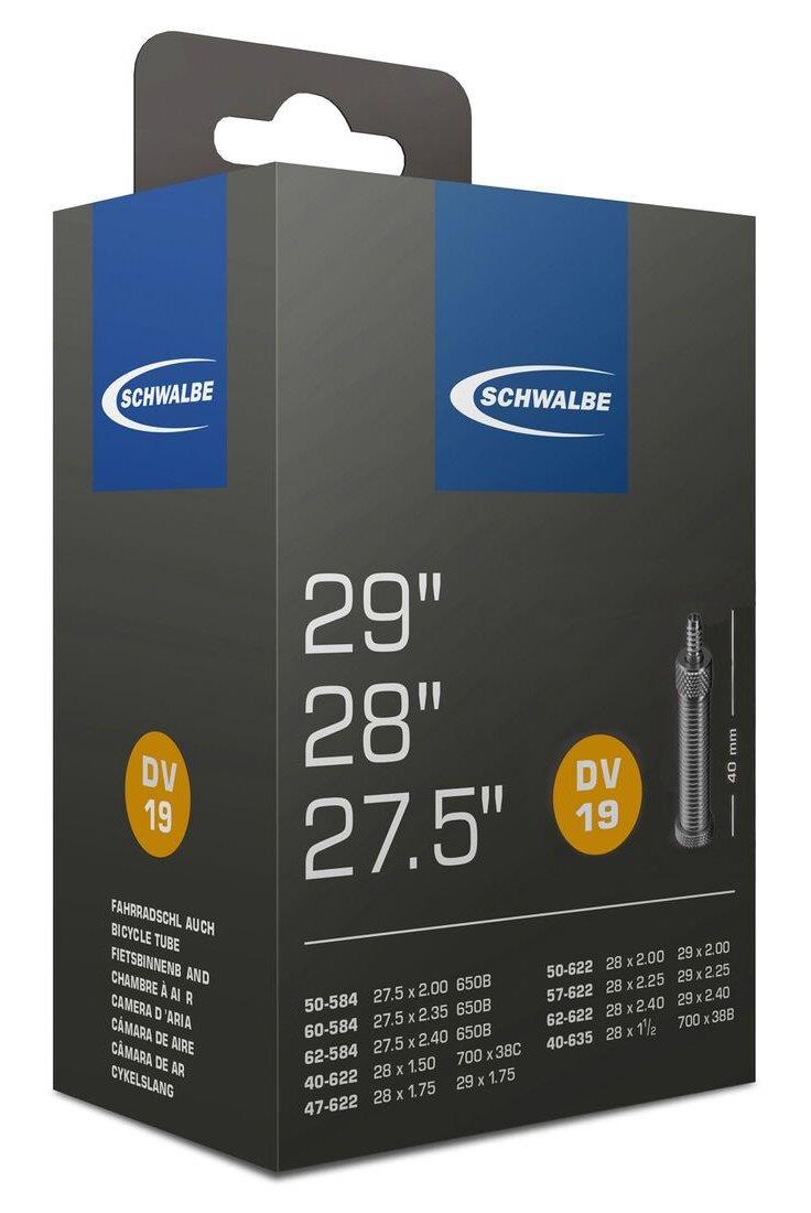 Schwalbe Schlauch 19 DV: 40-62 / 584-635 Schwalbe Schlauch 19 DV: 40-62 / 584-635