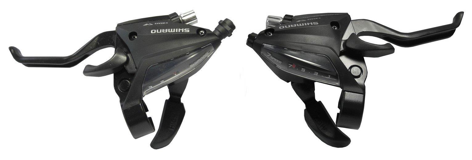 Shimano Brems-Schalthebel EZ-Fire ST-EF500 schwarz Satz 3/7-fach 2-Finger