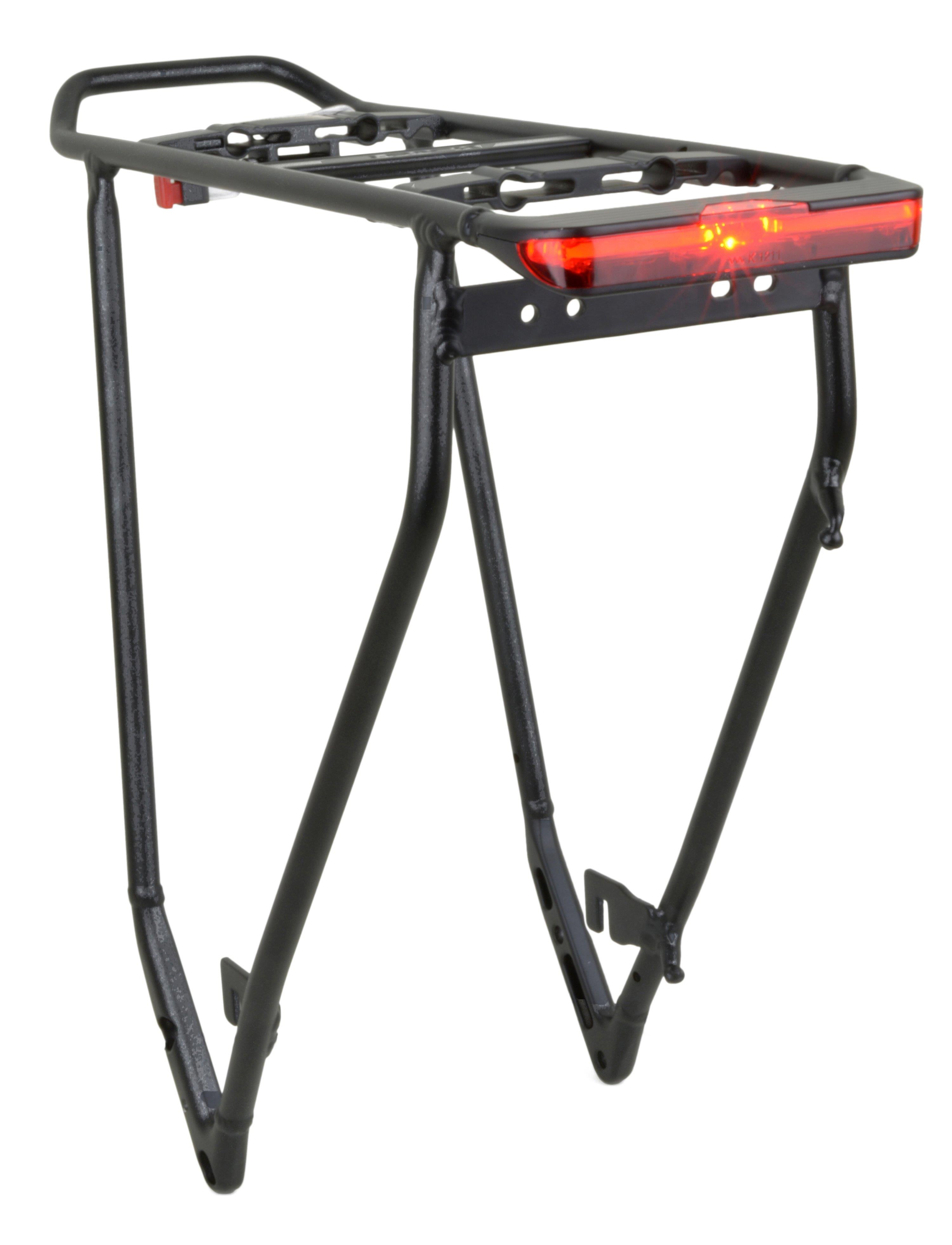 Standwell 28" Alu Rohrträger I-Rack-1 mit Scheibenbremsbefestigung für integriertes Rücklicht R66