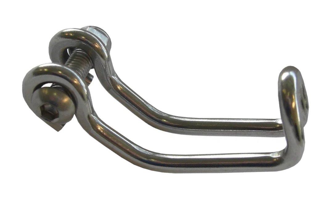 Bumm Lampenhalter für Cantileverbremsen Edelstahl silber U-Form 474DUPB