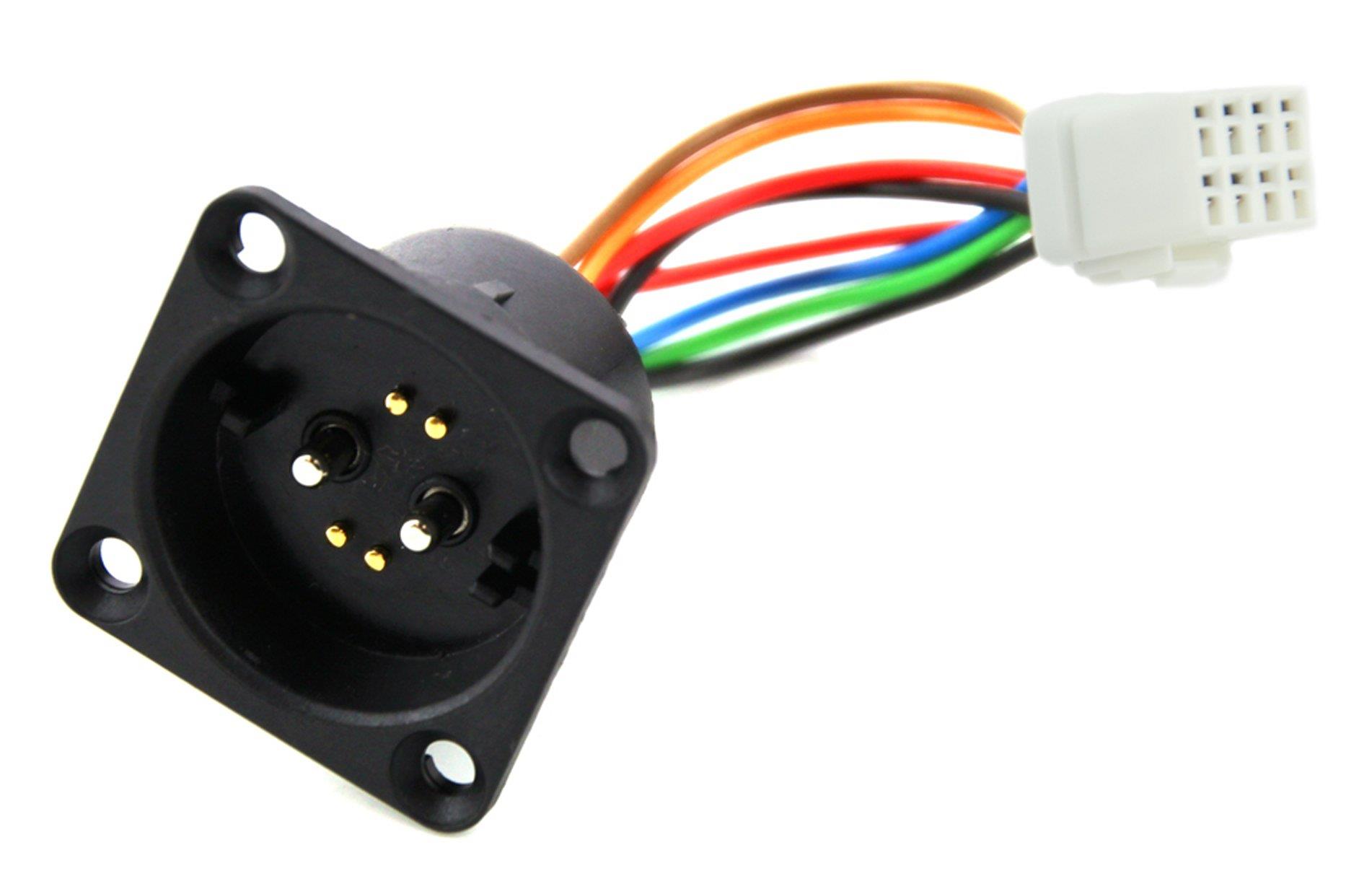 Brose / BMZ Akku-Kabel mit Ladebuchse für den ZEG Supercore Akku mit Rosenberger-Stecker