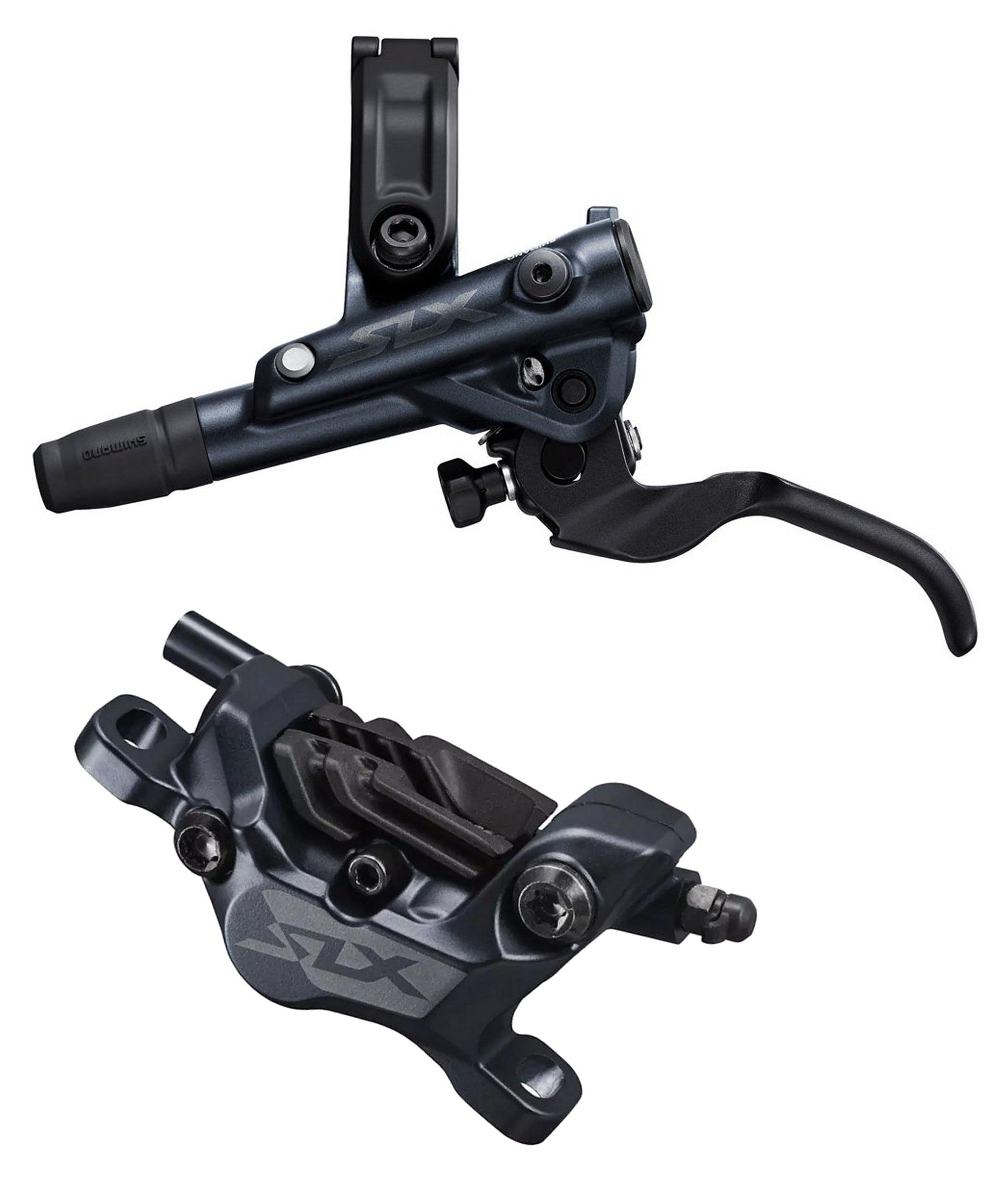 Shimano Scheibenbremse SLX BR-M7120 4-Kolben mit Kühlrippen VR incl. Bremsgriff BL-M7100