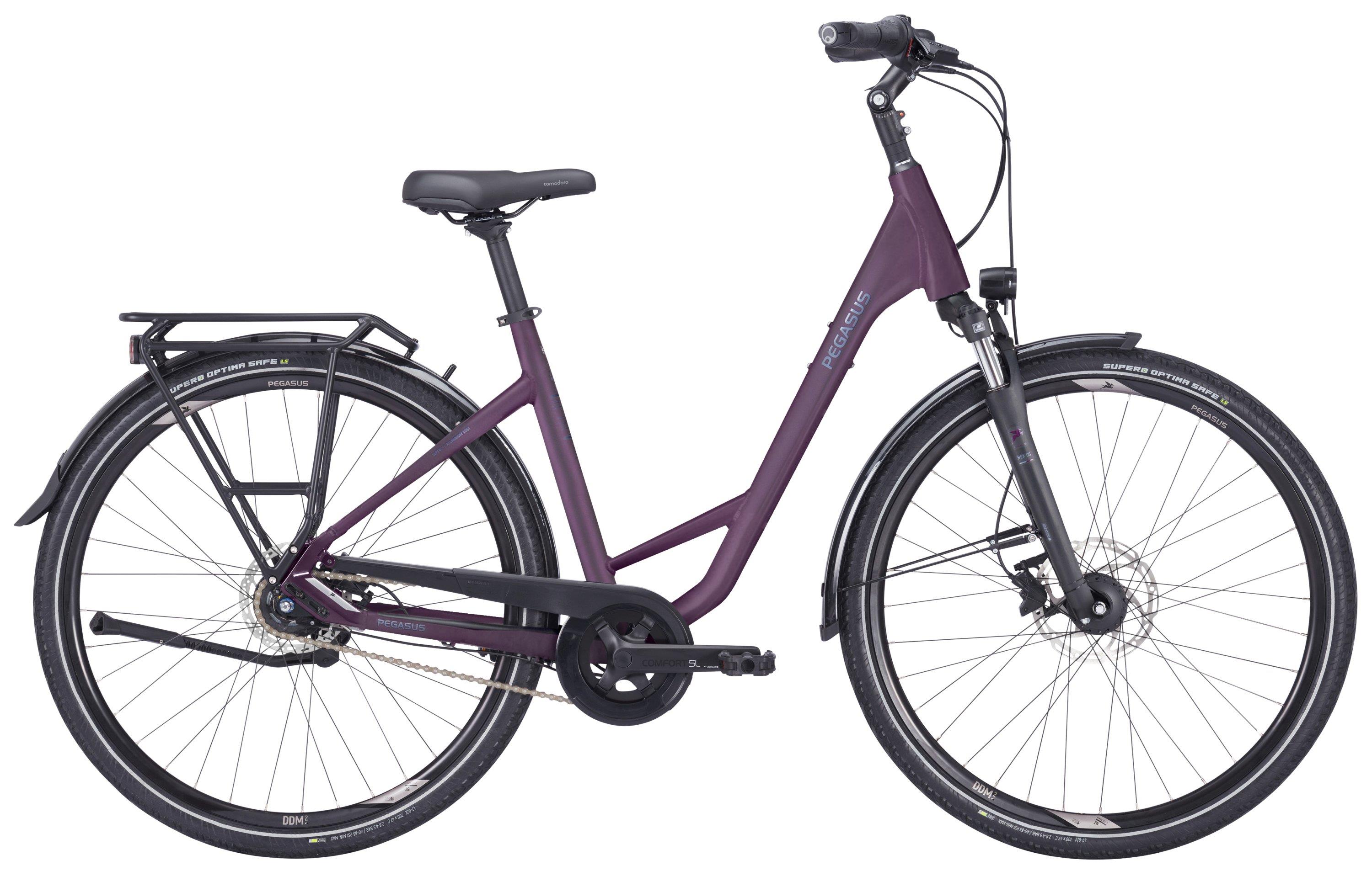 Pegasus Trekkingrad Premio SL Disc 8-Gang 2023-2025 Damen Wave deep berry matt 45cm / Gr.S