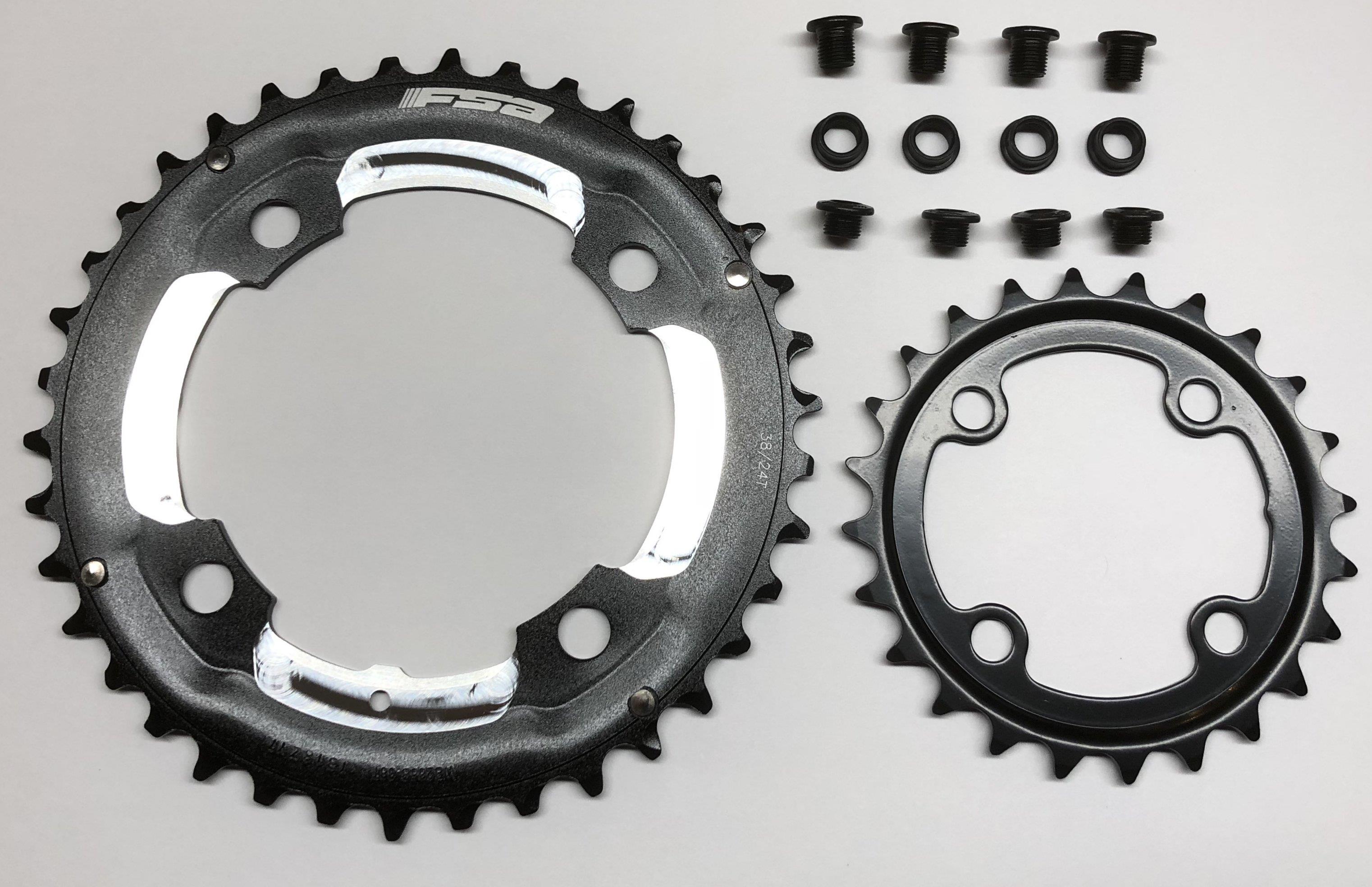 FSA Kettenblatt 104mm ø 38 Zähne für Brose E-Bikes mit 2 Kettenblätter incl. 24er Kettenblatt FSA Kettenblatt 104mm ø 38 Zähne für Brose E-Bikes mit 2 Kettenblätter incl. 24er Kettenblatt