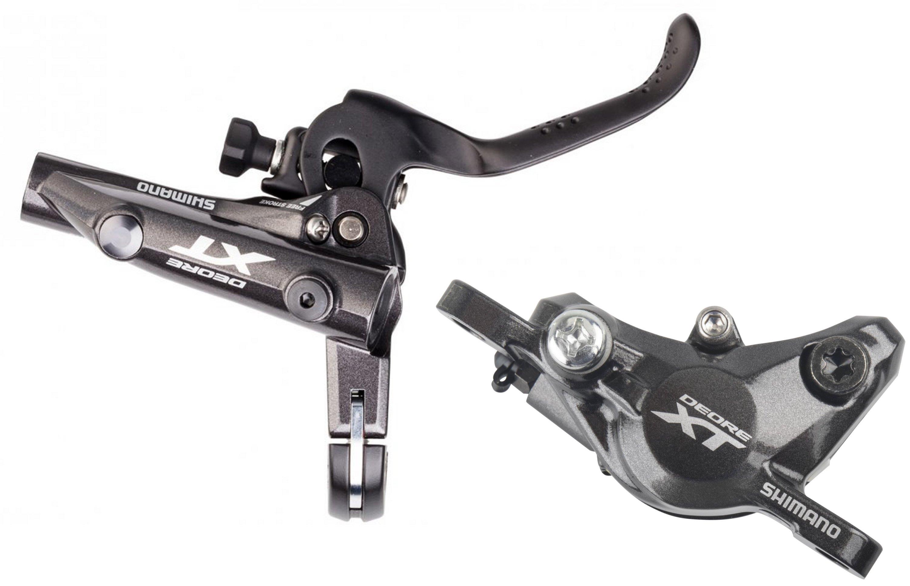 Shimano Scheibenbremse XT BR-M8000 ohne Kühlrippen HR incl. Bremsgriff BL-M8000 ***