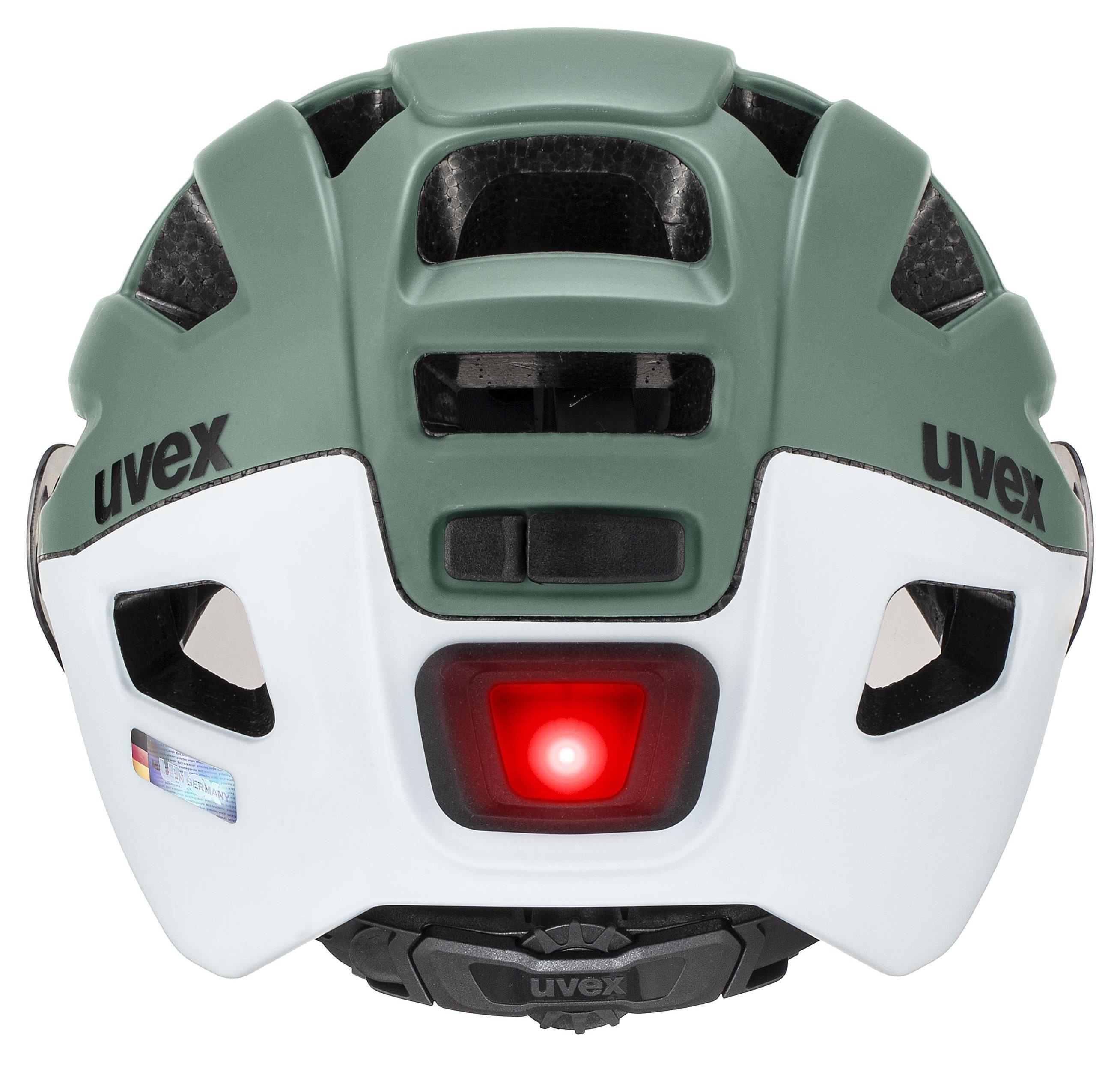 UVEX Helm Finale-Visor-Vario-ab 2025 moss-green / cloud matt / vario blue mirror (S1-3) 56-61cm