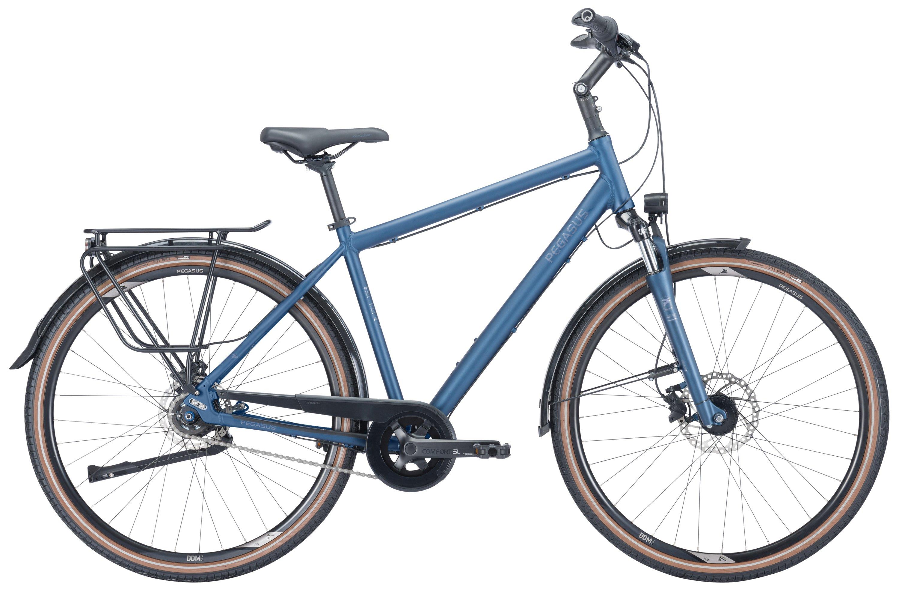 Pegasus Trekkingrad Savona-Disc 2023 8-Gang Herren-Diamant dark-petrol-matt 45cm / Gr.S