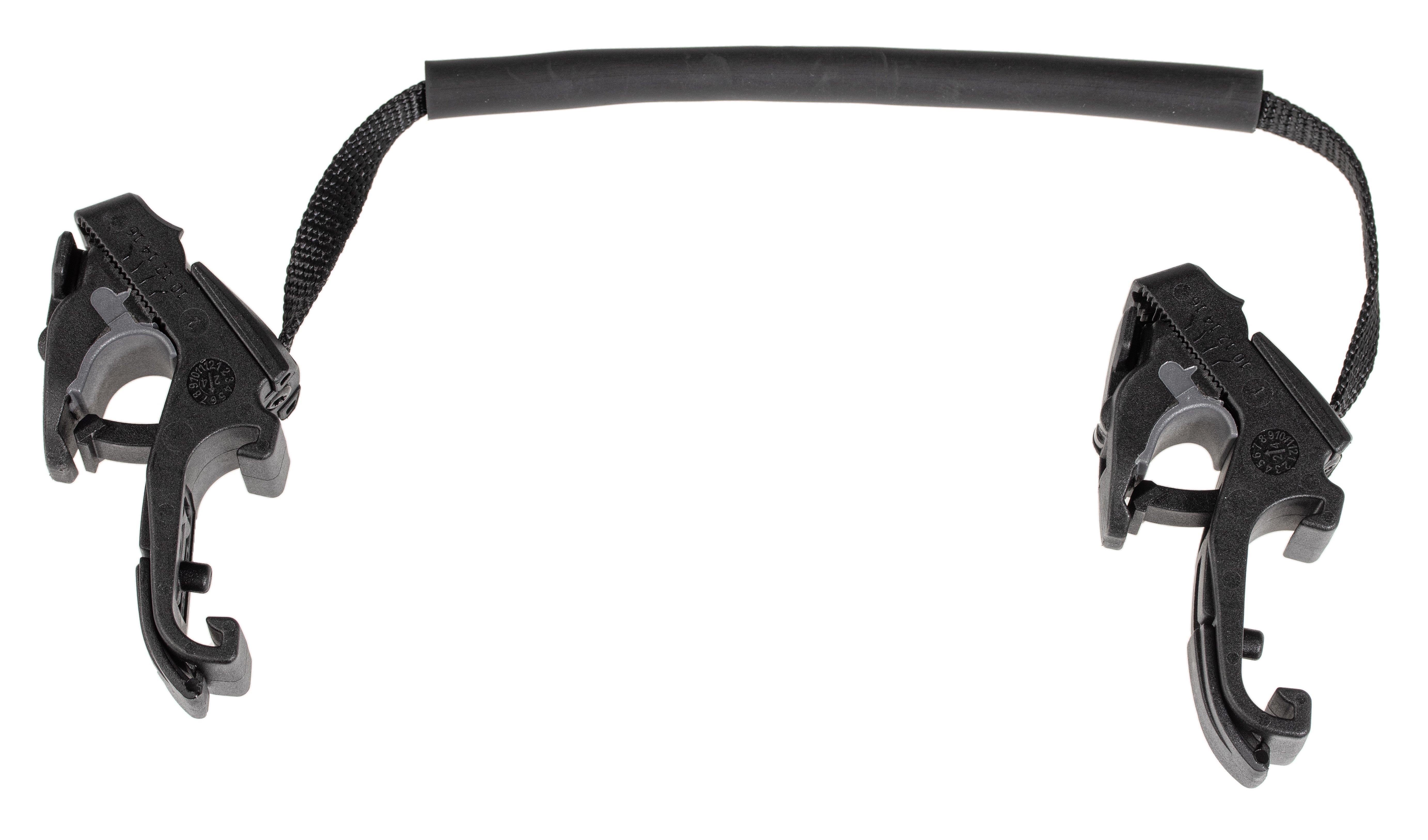 ORTLIEB Quick-Lock 2.2 Haken mit Gurt und Griff, verstellbar von 10-16mm